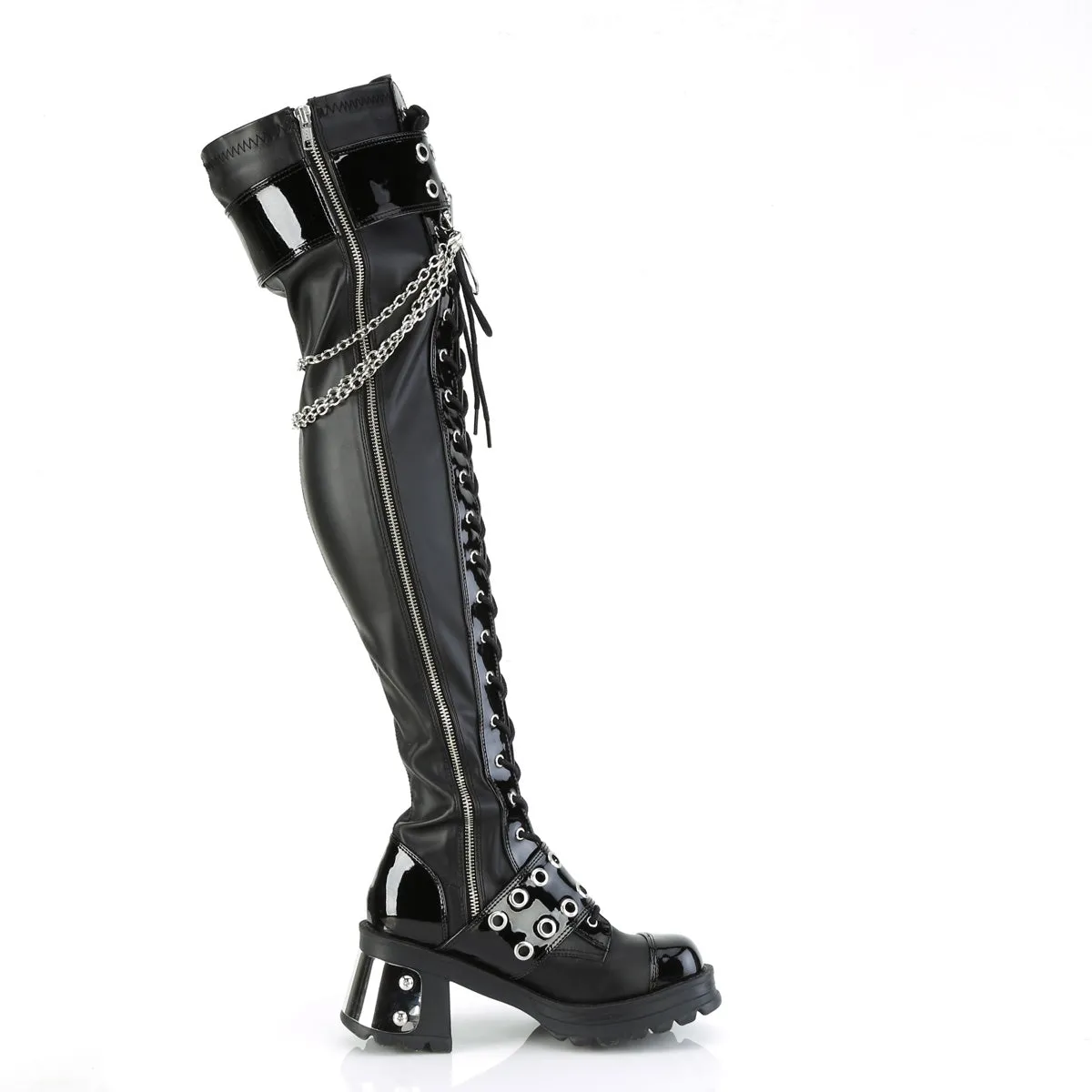 2 Inch Heel BRATTY-304 Black Pu