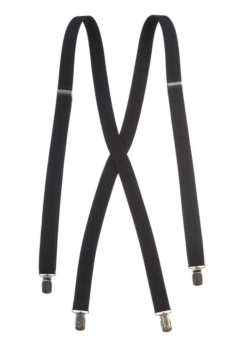 Neck Tie and Adjustable Stretch Suspender Set