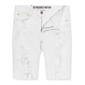 Argonaut Nations Men RIP Shorts (White)