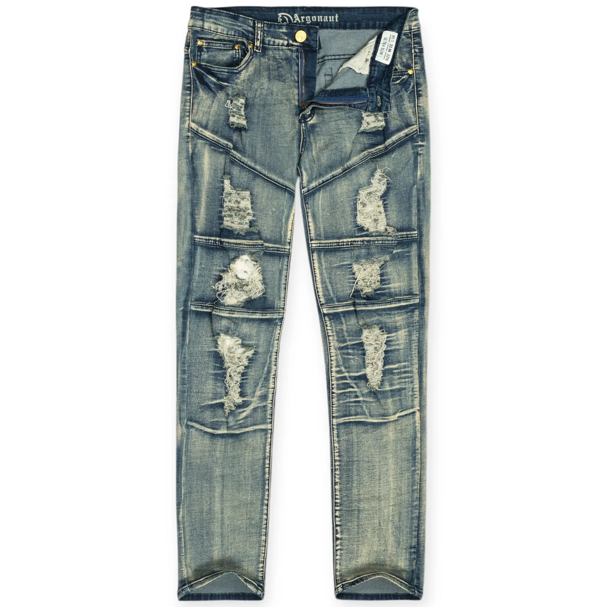 Argonaut Nations Men Ripped Twill Pants (Vintage)