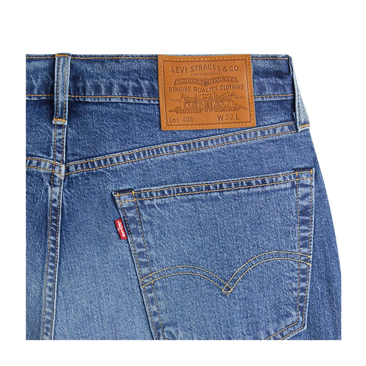 Bermuda Levi's 405 Standard Blu