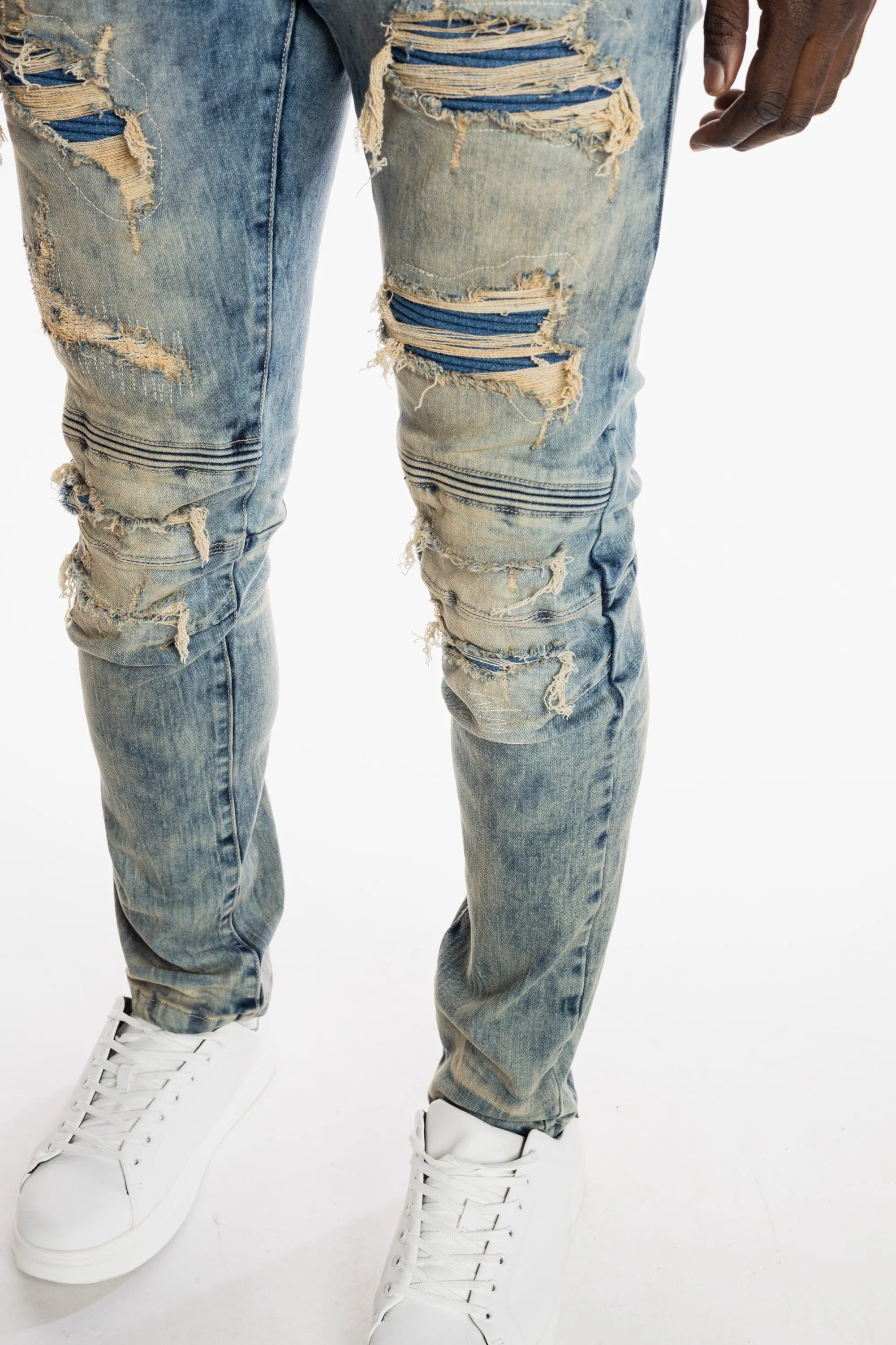 Big and Tall Engineered Jeans - Garrison Blue