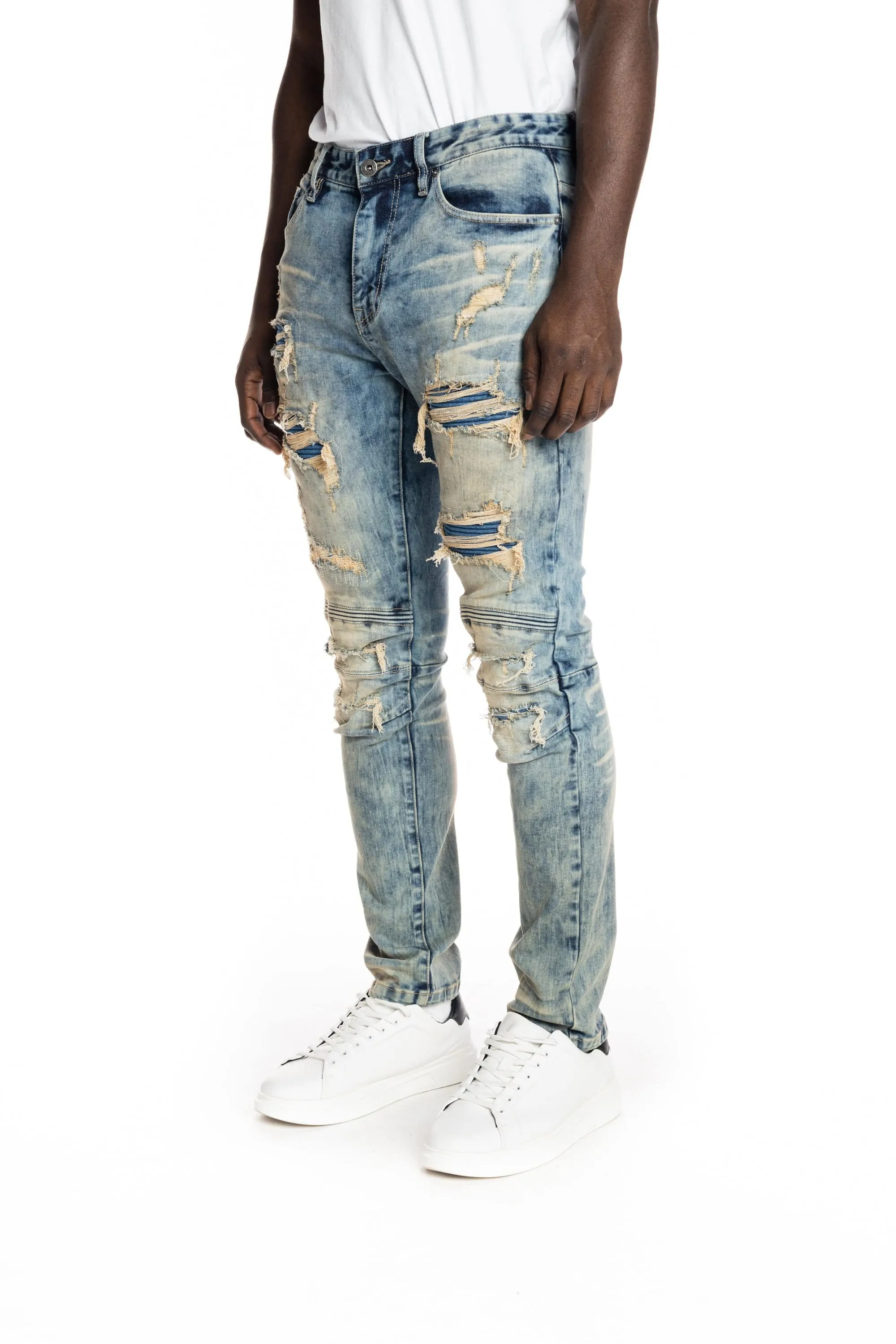 Big and Tall Engineered Jeans - Garrison Blue