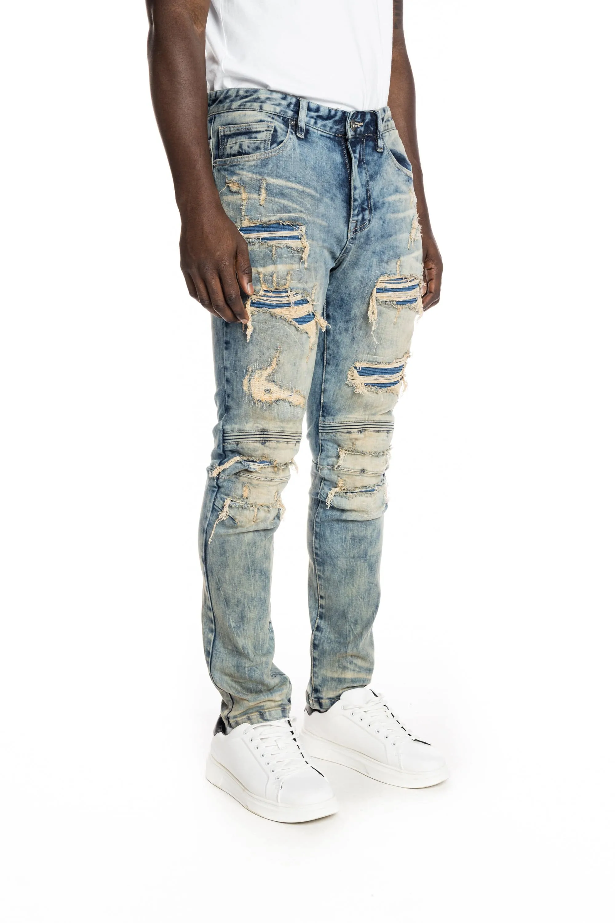 Big and Tall Engineered Jeans - Garrison Blue