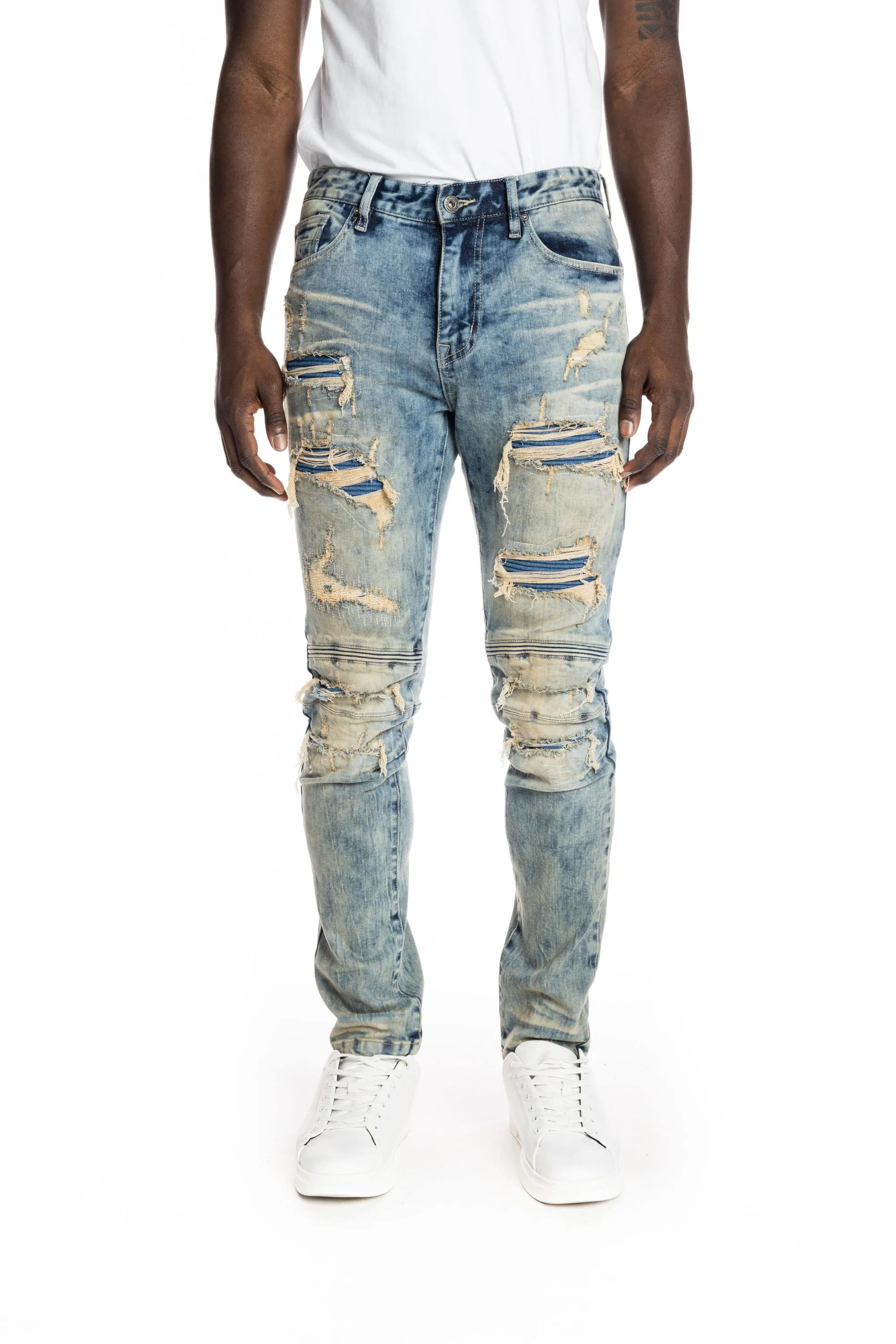 Big and Tall Engineered Jeans - Garrison Blue