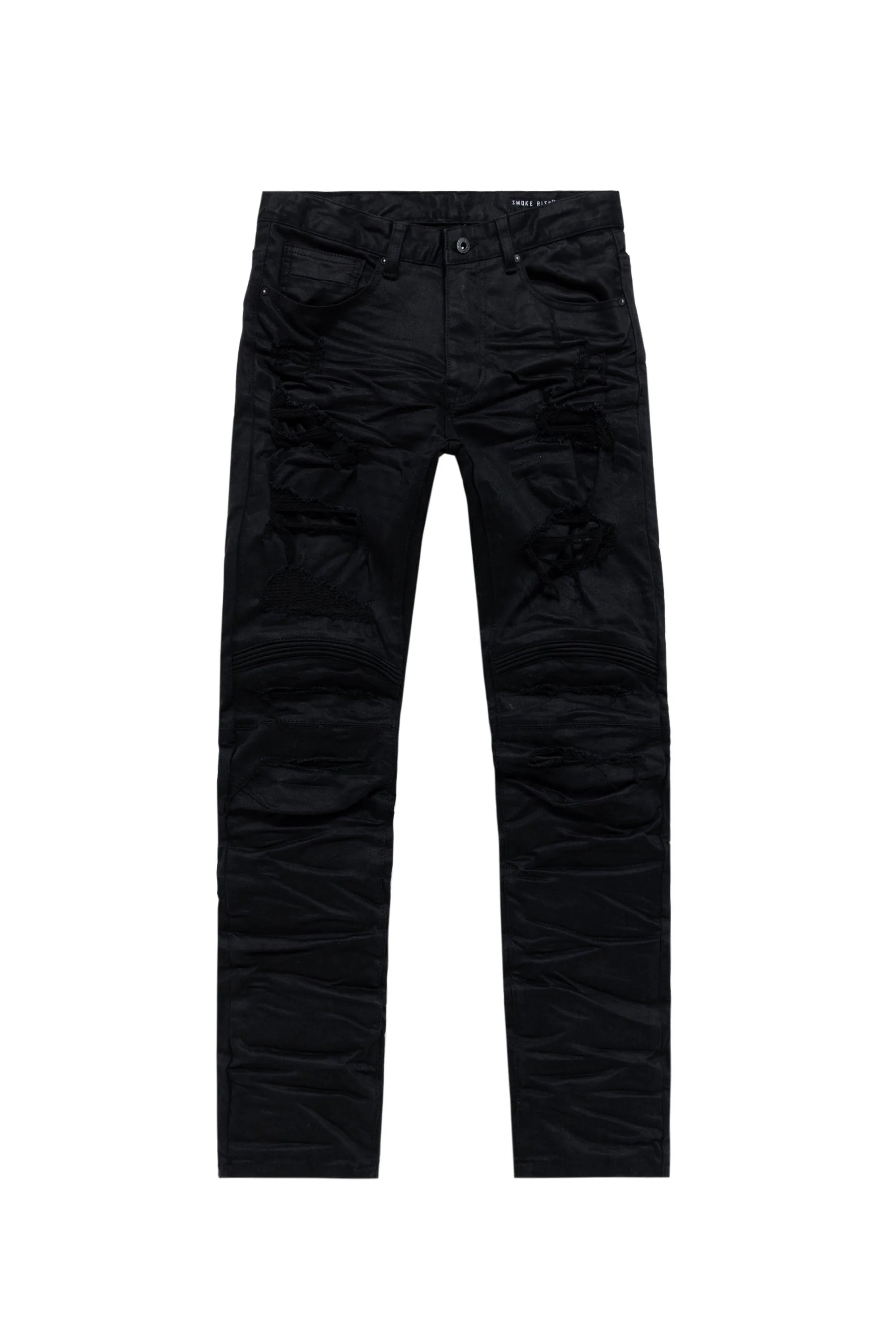 Big and Tall Rip & Repair Engineered Jean - Jet Black