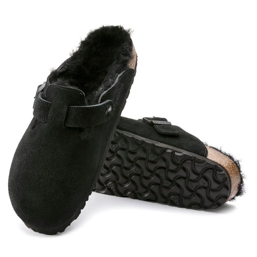 Birkenstock Boston Shearling - Black/Black