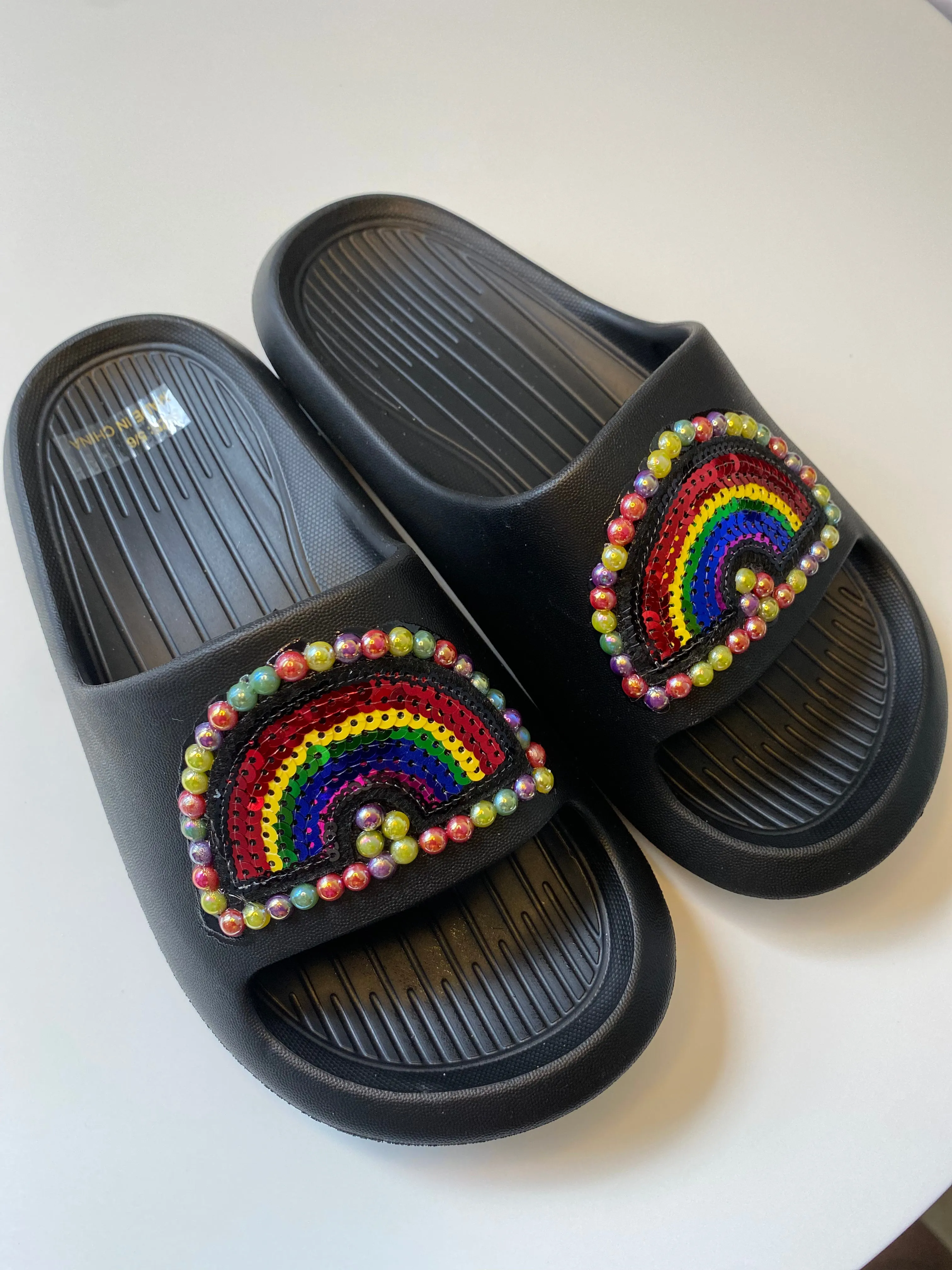 BLACK RAINBOW ALL OVER SLIDES