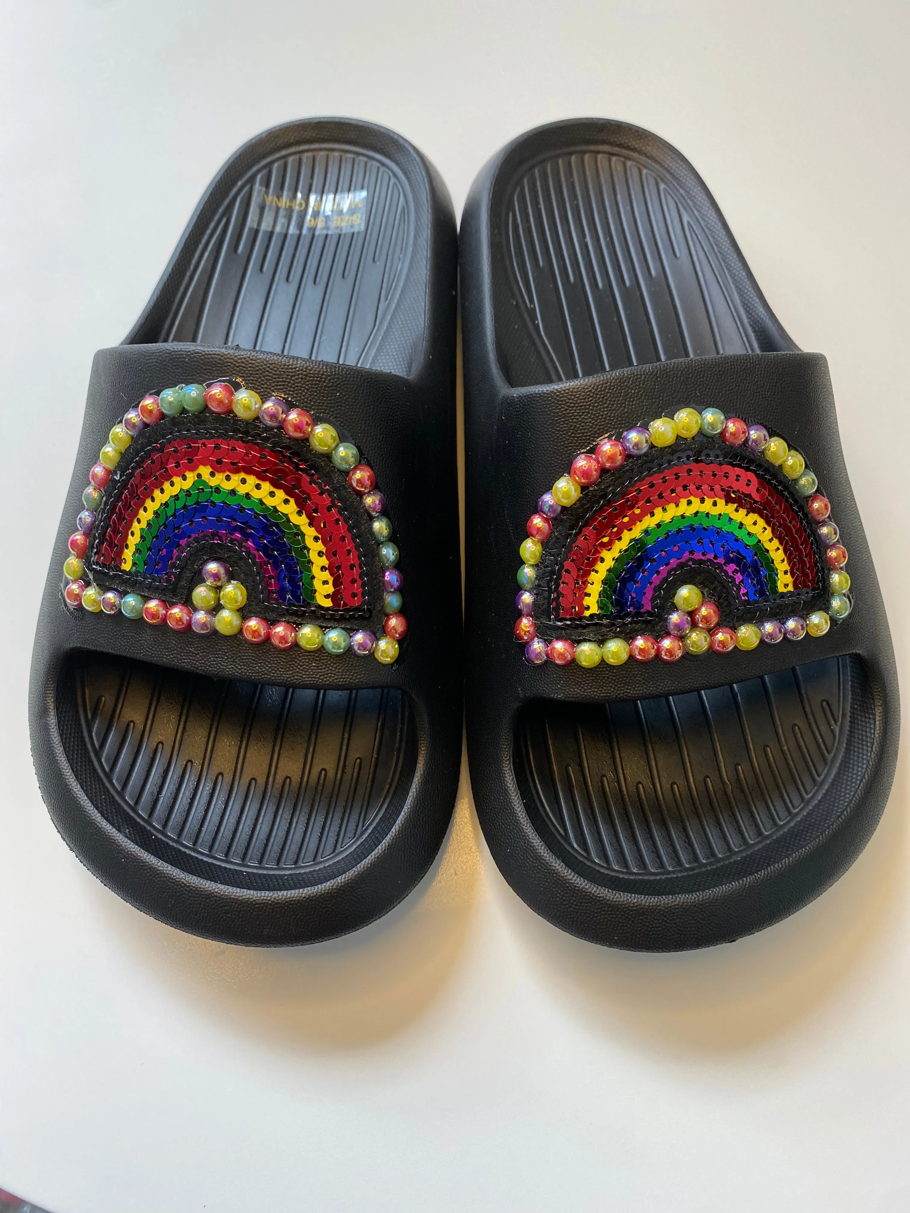 BLACK RAINBOW ALL OVER SLIDES