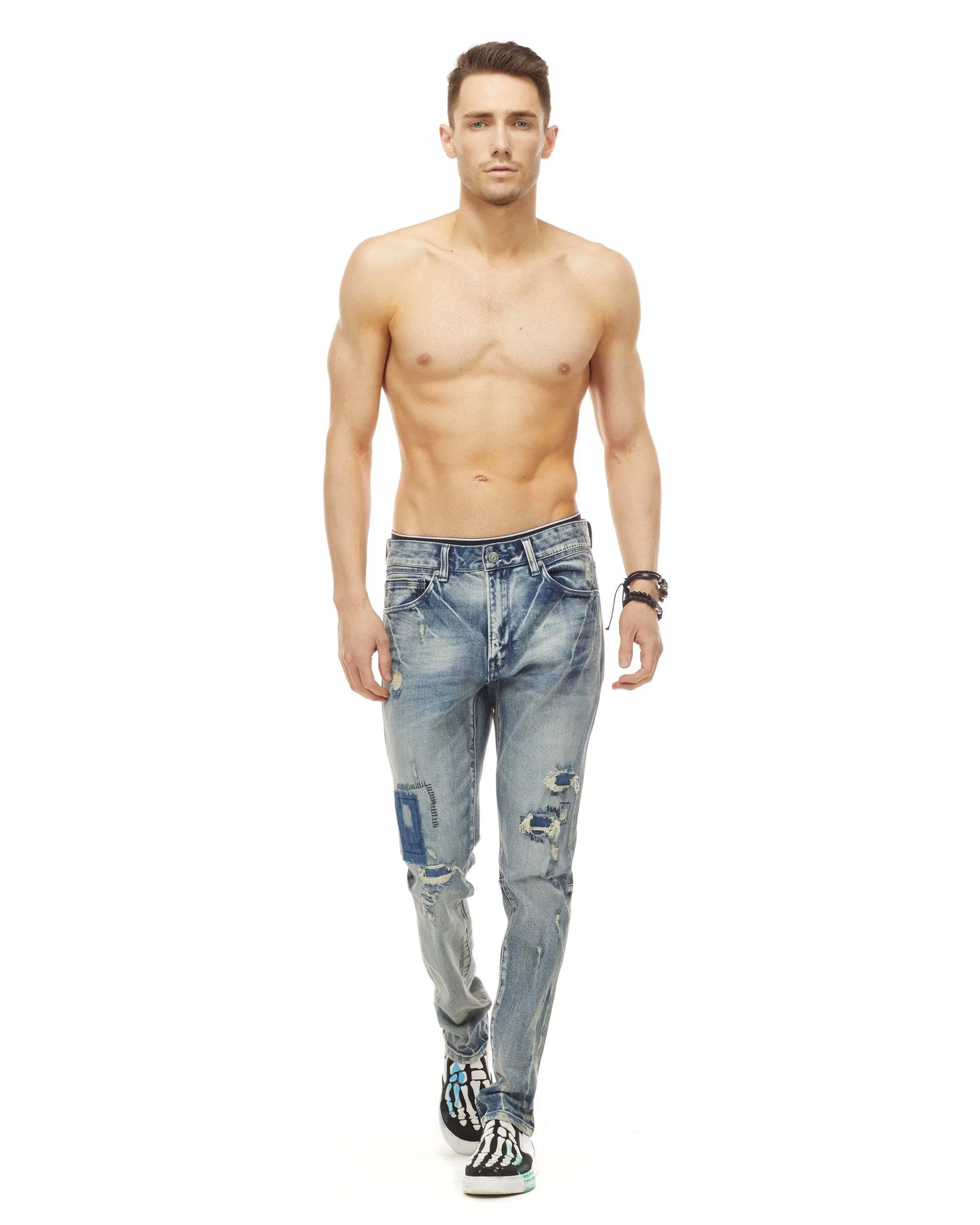 Bleunoir Distressed Jeans - Astral Blue