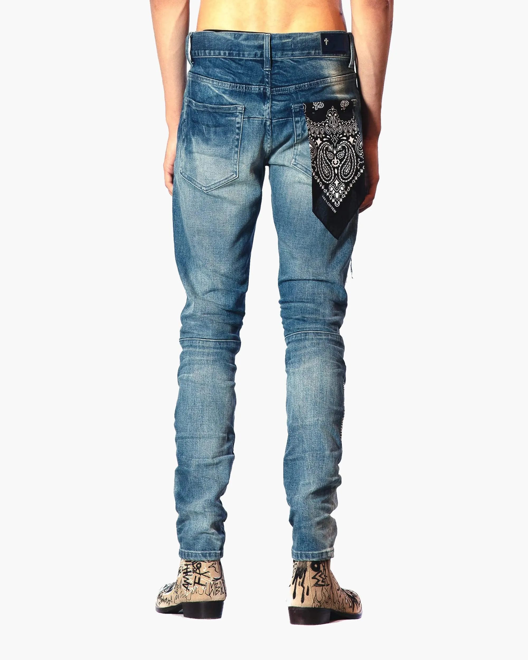 Bleunoir Distressed Jeans - Cordial Blue