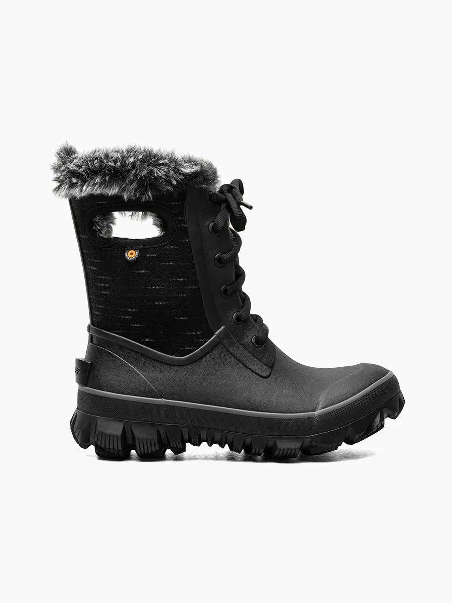 Bogs- Women's Arcata Dash Black Winter Boots 73117-001