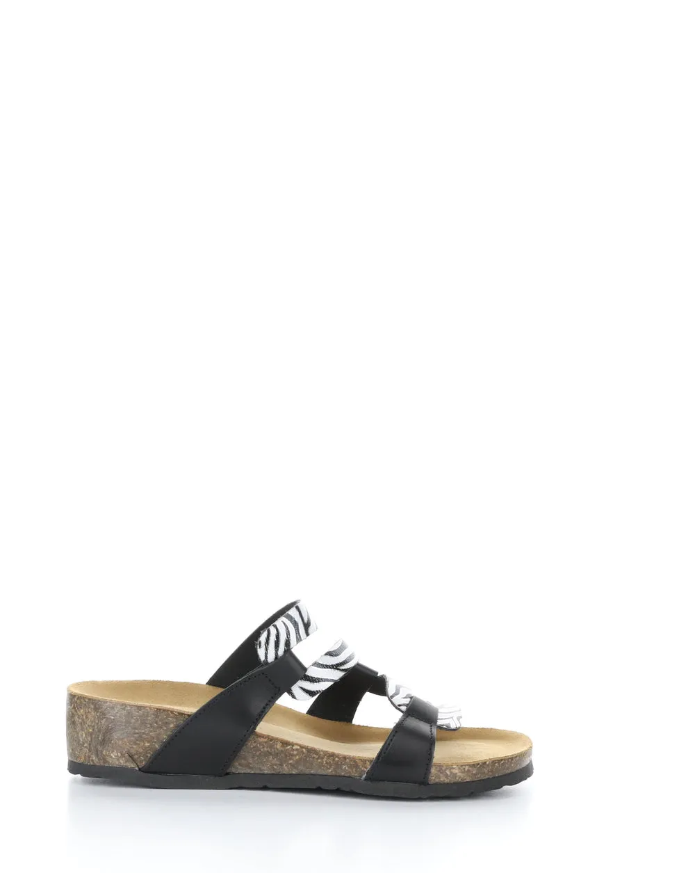 Bos & Co Luzzi Sandal | Zebra   Platinum