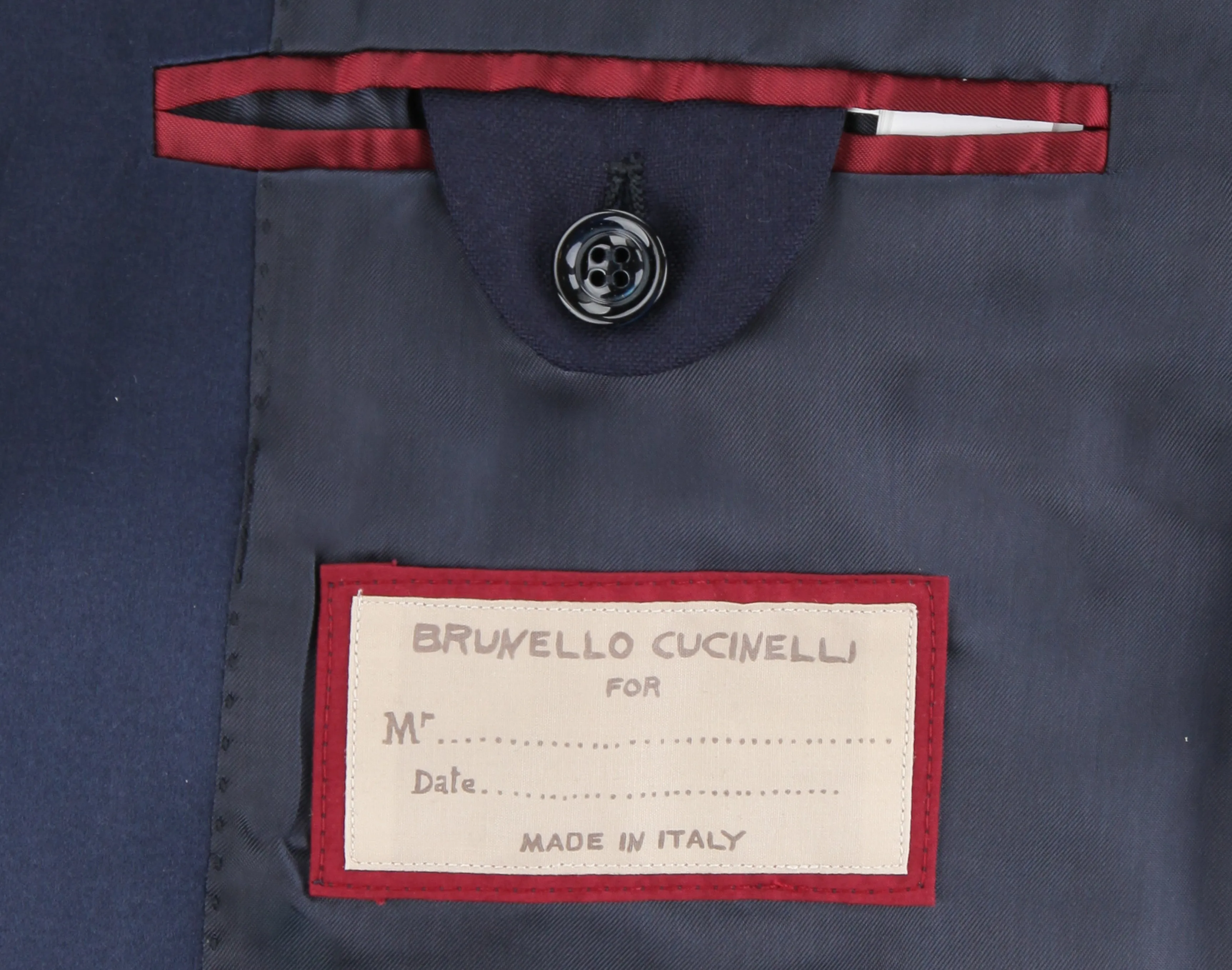 Brunello Cucinelli Dark Blue Tuxedo