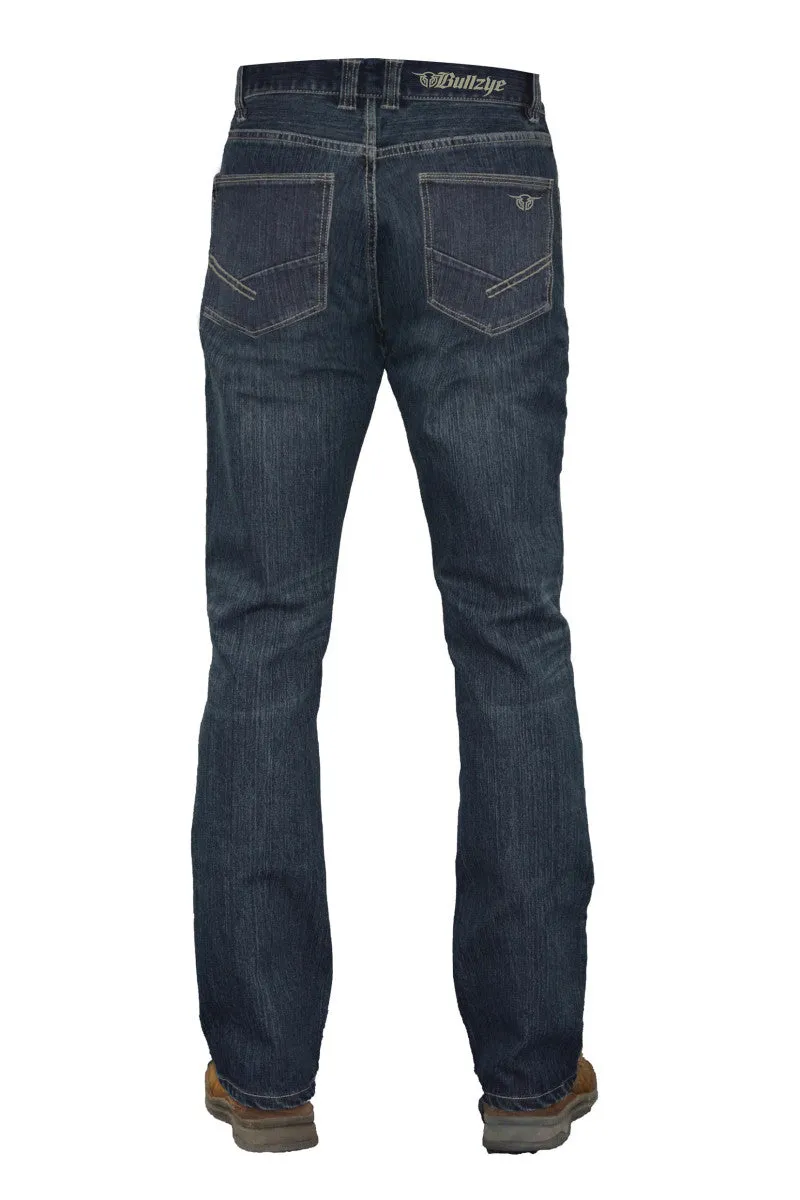 Bullzye Mens Lever Regular Fit Jean - Dark Wash - BCP1200042