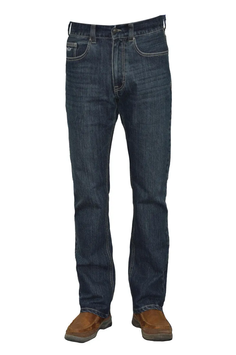 Bullzye Mens Lever Regular Fit Jean - Dark Wash - BCP1200042