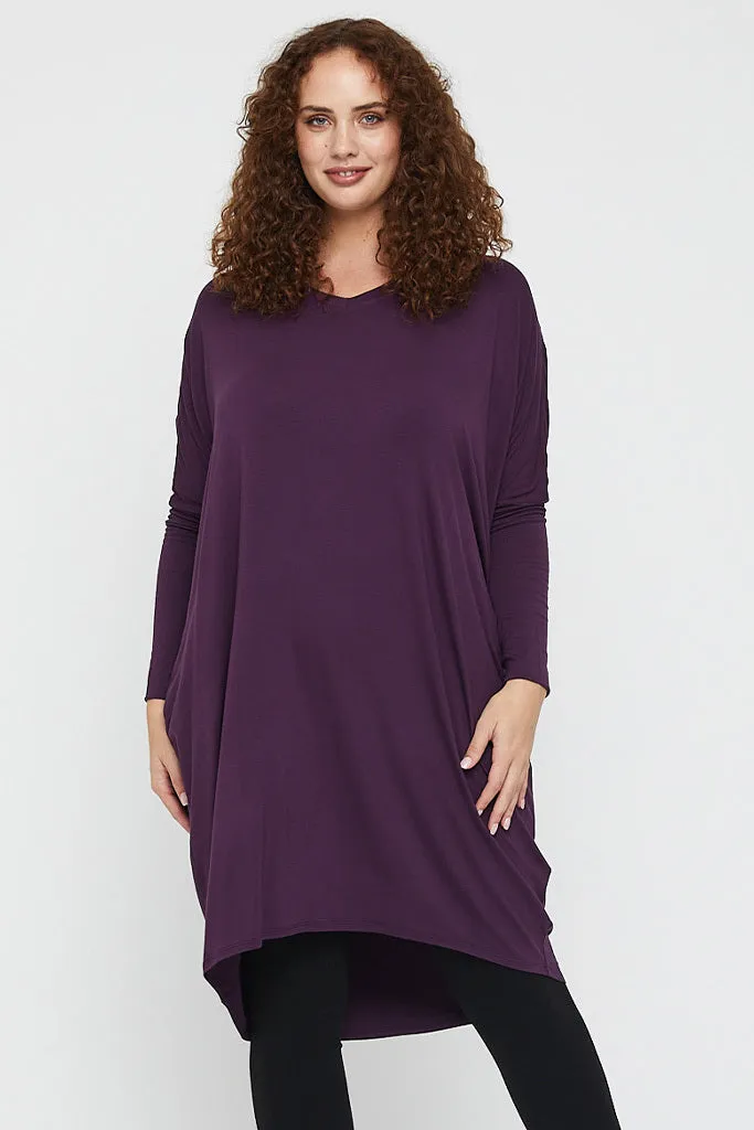 Catherine Dress - Plum