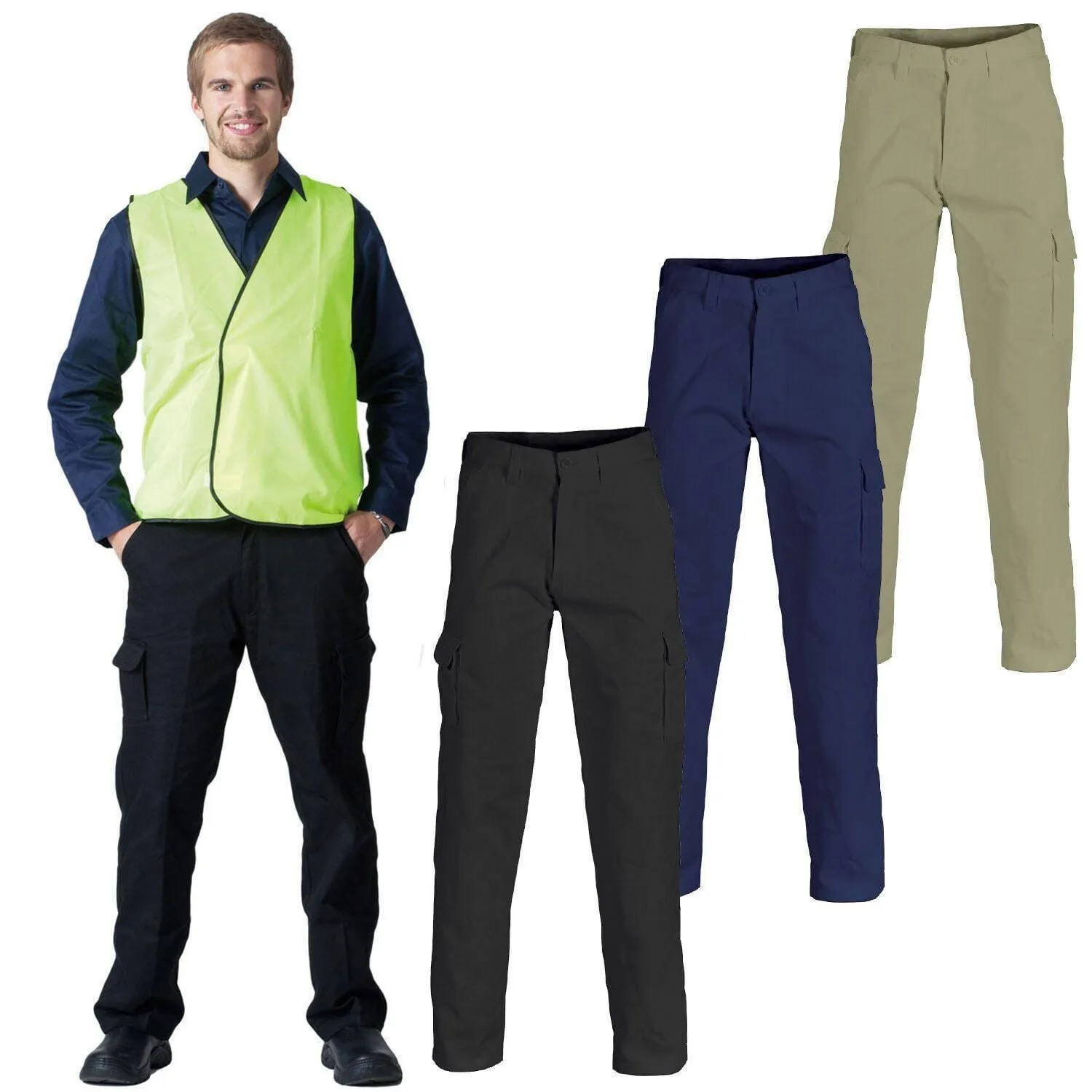 Cotton Drill Cargo Pants