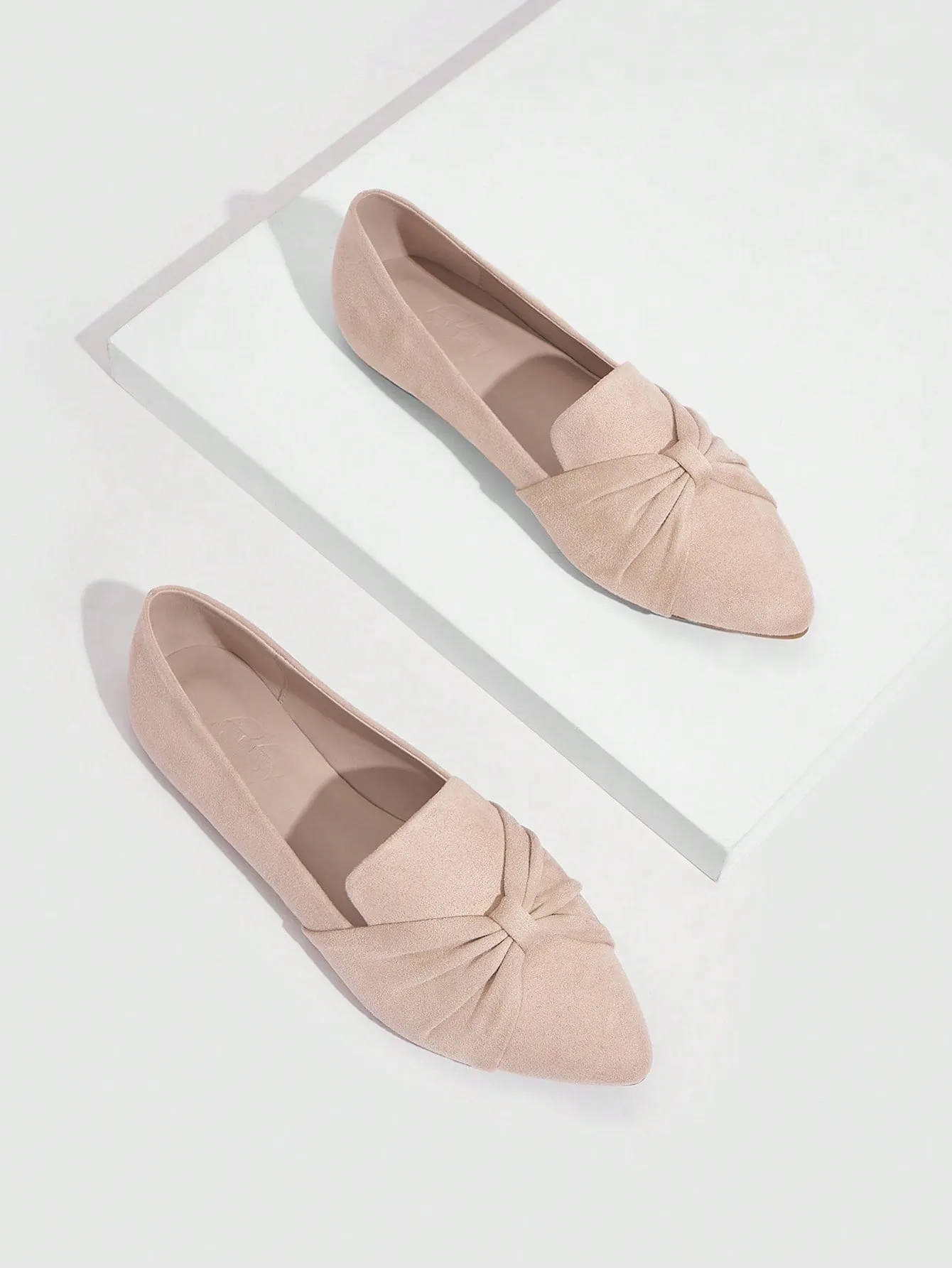 CUCCOO CHICEST Women Shoes Fashionable Lightweight Beige Flat Shoes With Bow For Summer Vacation Shoes Summer Sale Elegant Flats