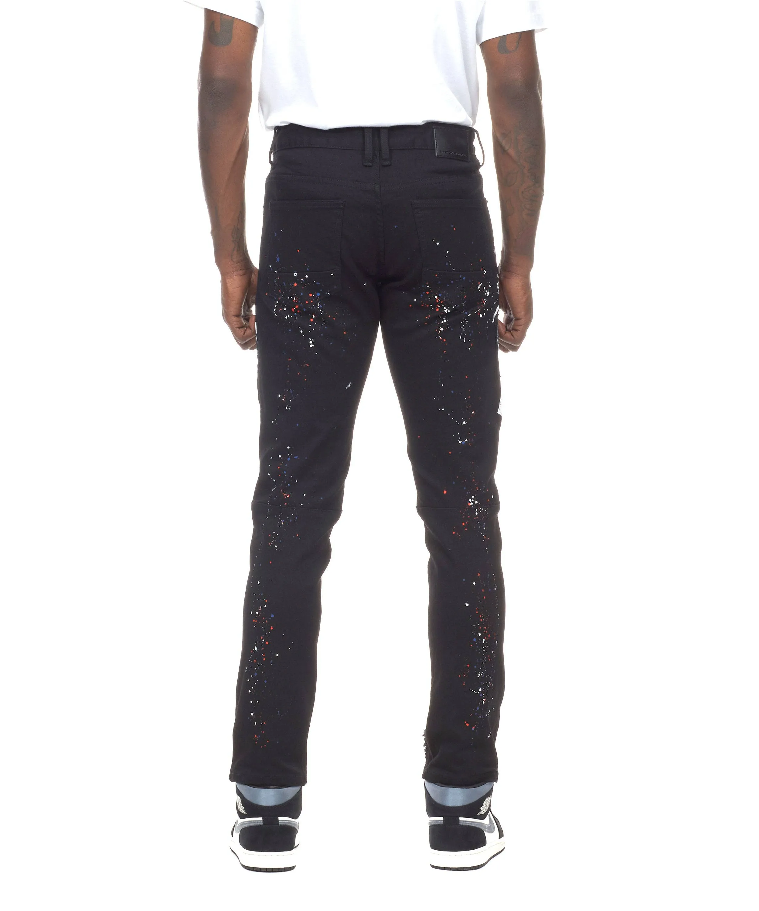 Demon Graphic Jeans - Jet Black