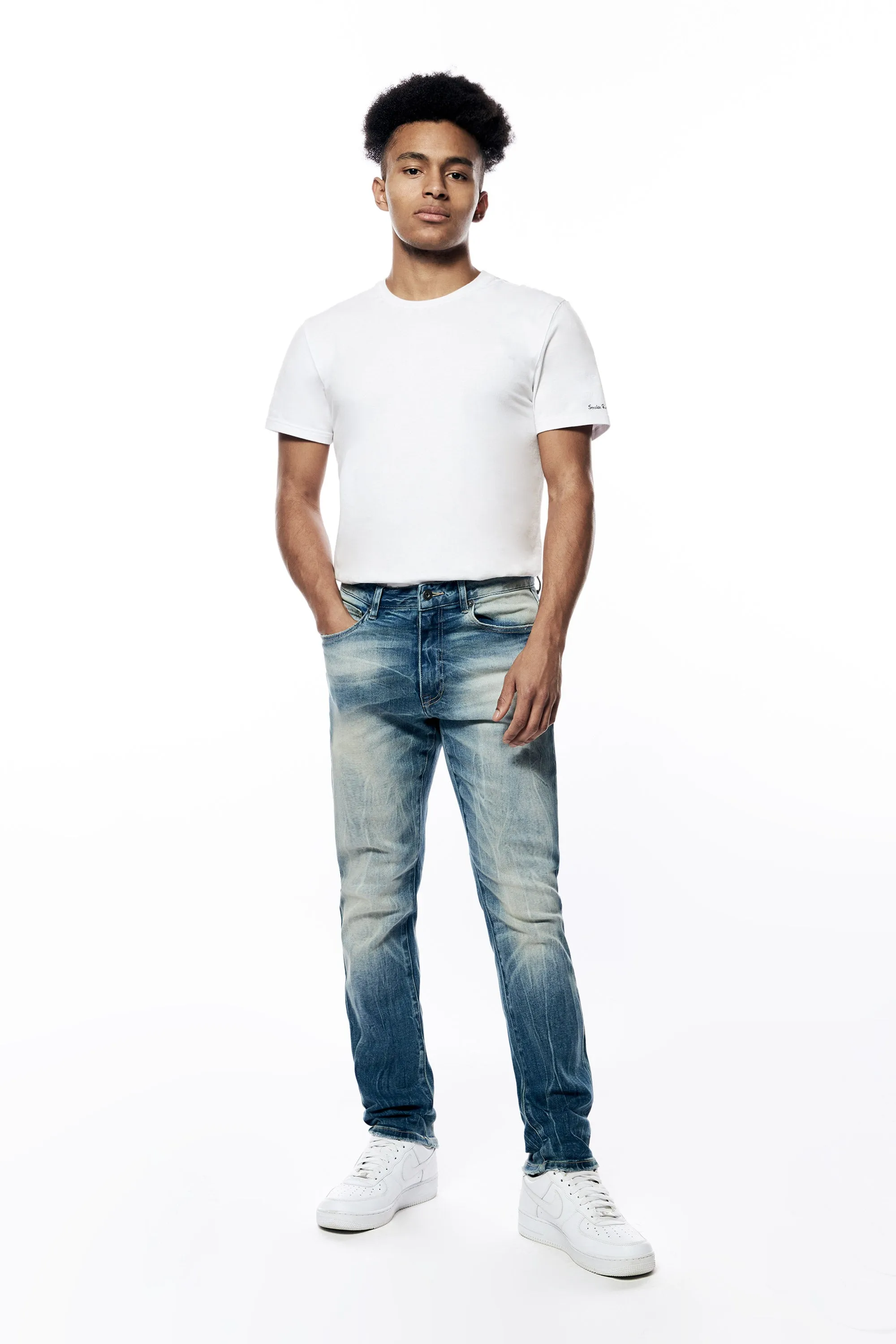 Essential Premium Washed Jeans - Marion Blue