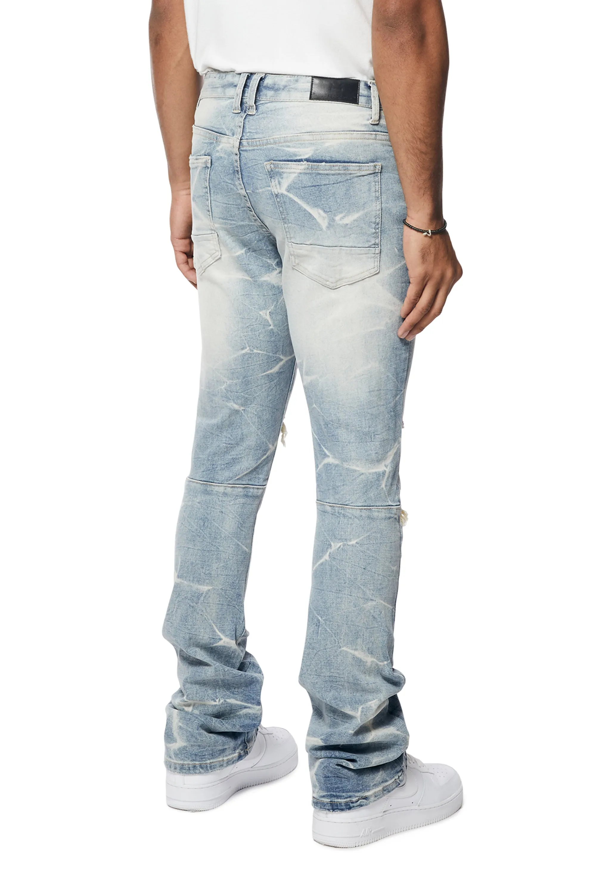 Essential Stacked Denim Jeans - Bergen Blue