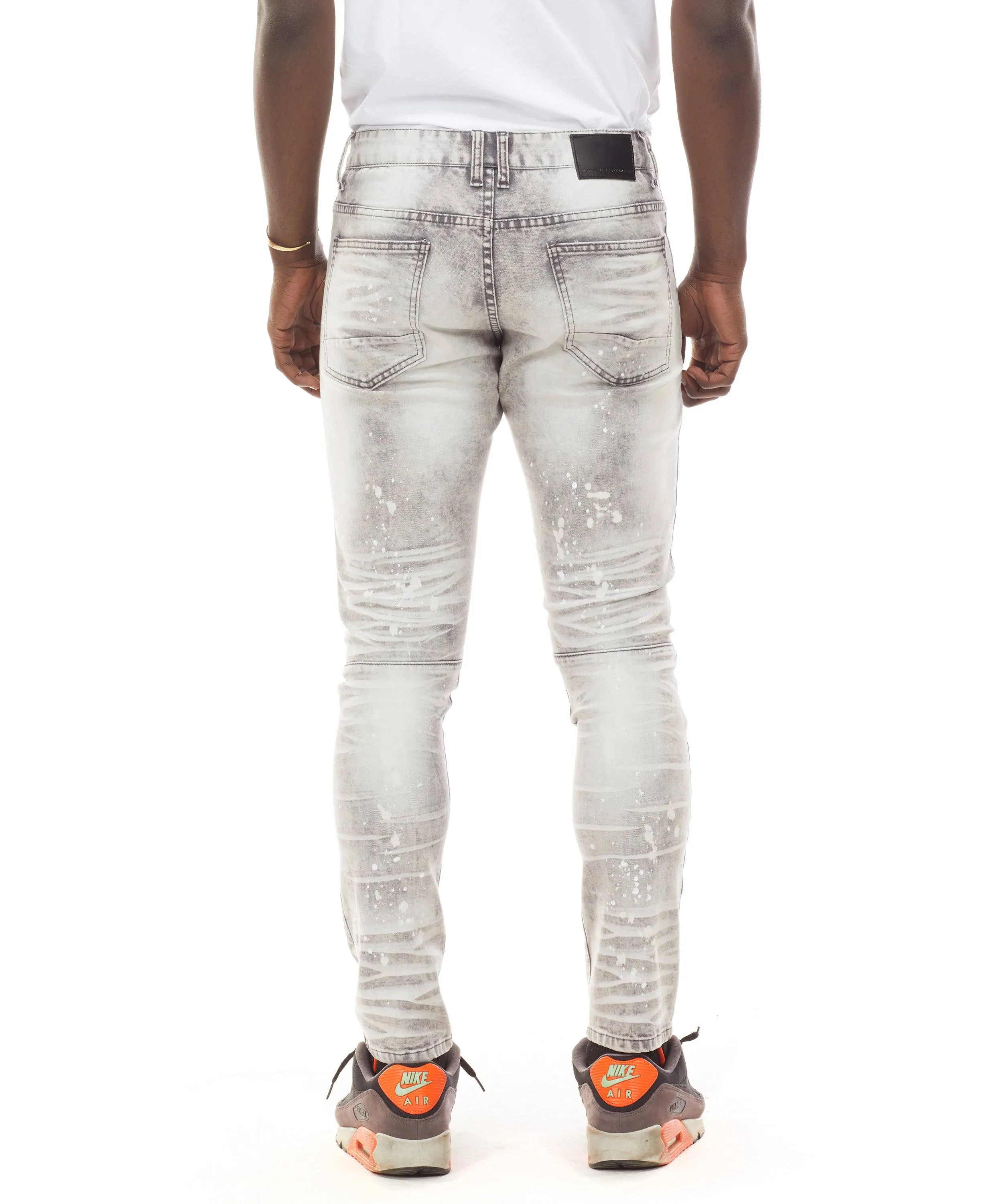 Gothic Fashion Jeans - Frost Grey