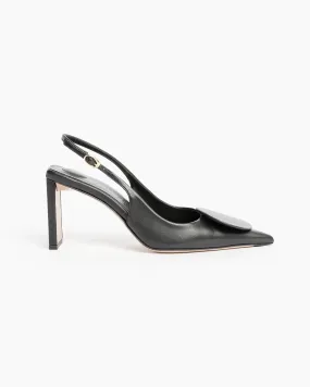 Les Slingbacks Duelo Haut Heels in Black