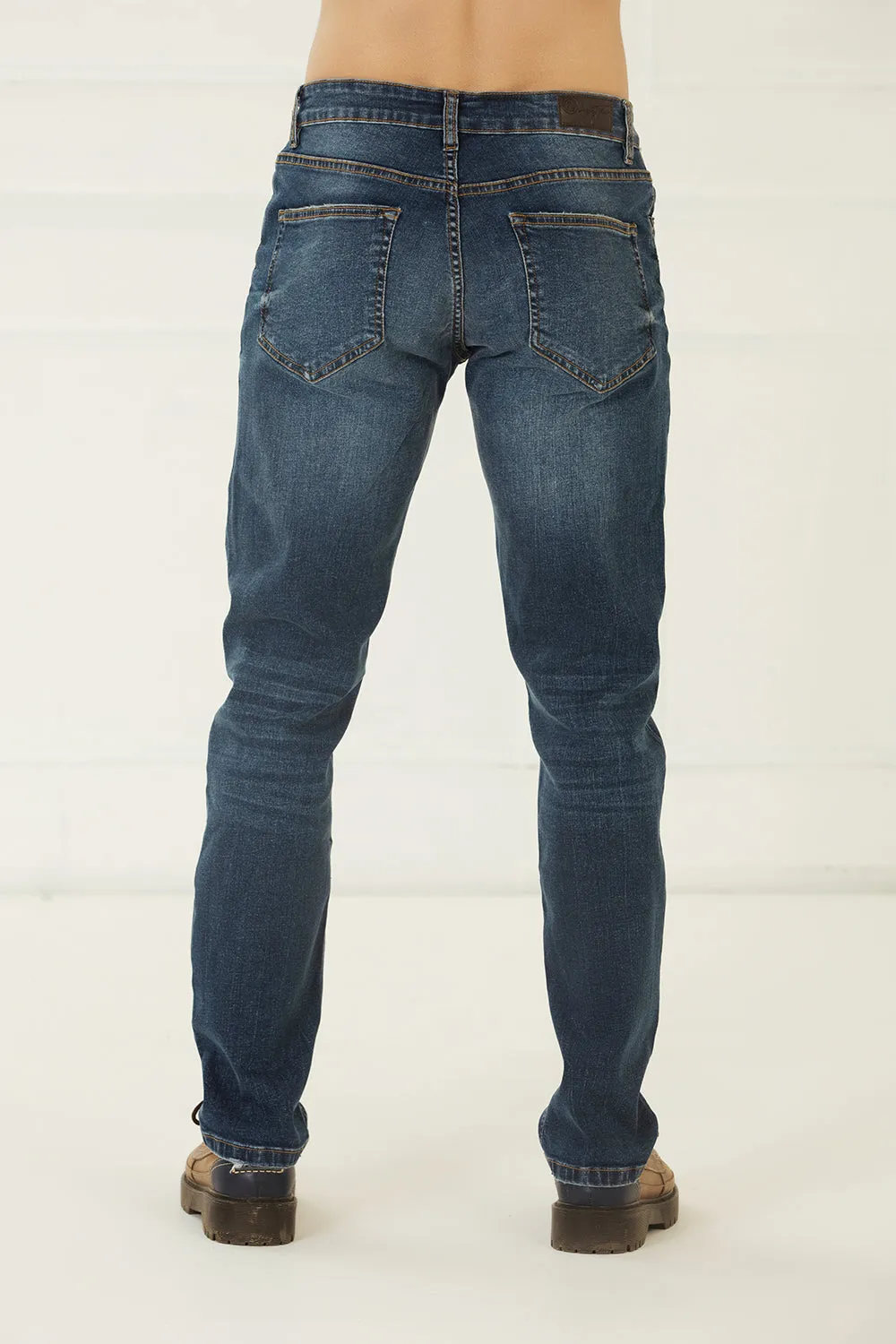 Men Slim Fit Denim