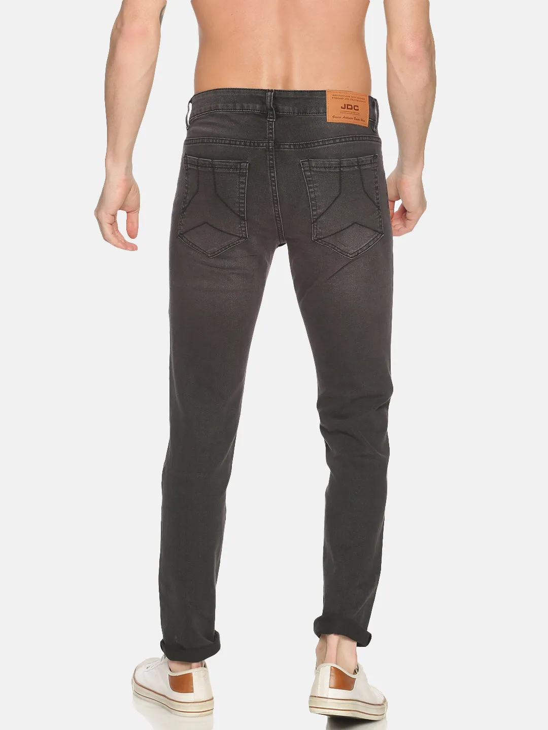 MEN'S BLACK FADED SLIM FIT JEAN