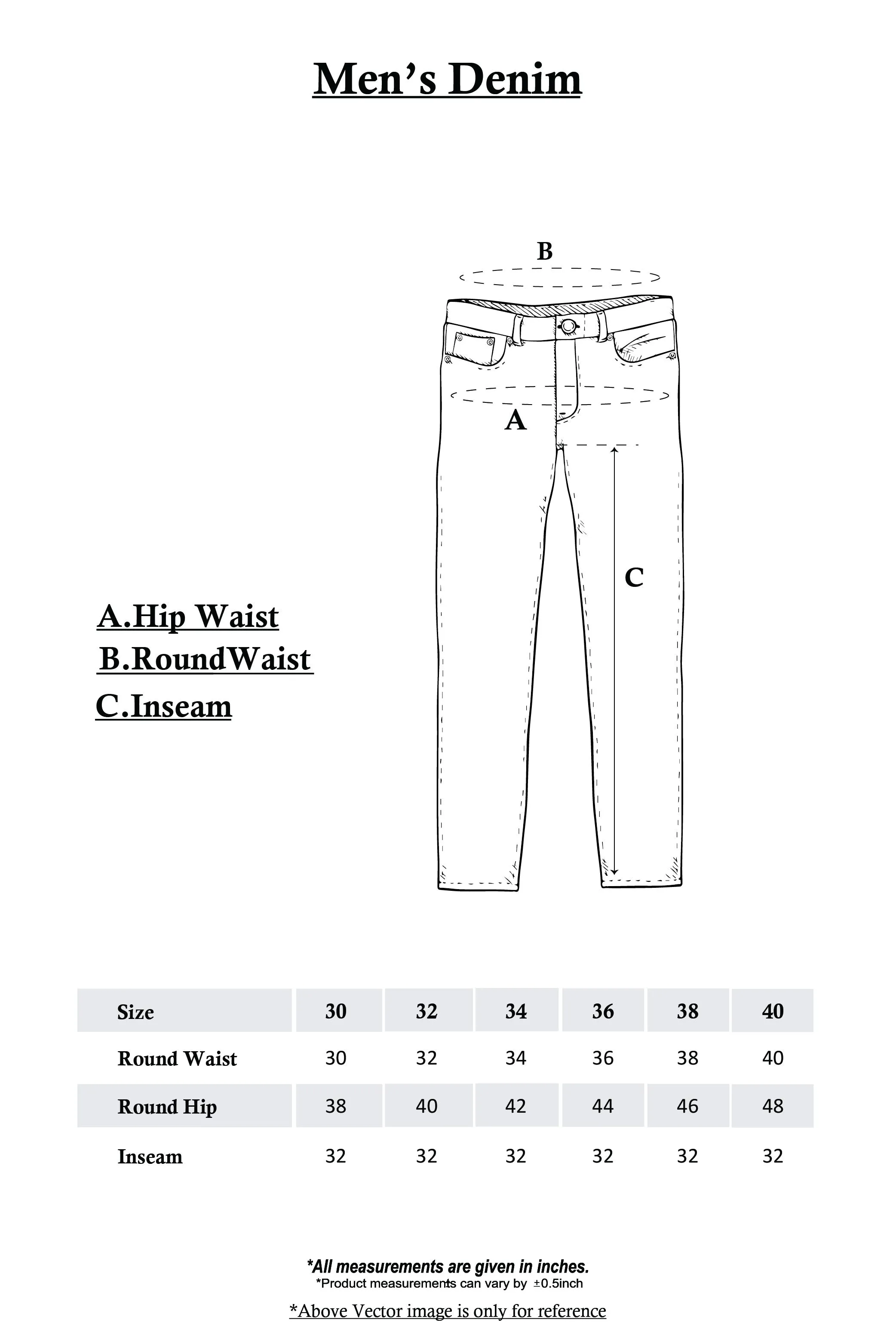 Men's Denim Jeans Slim Fit