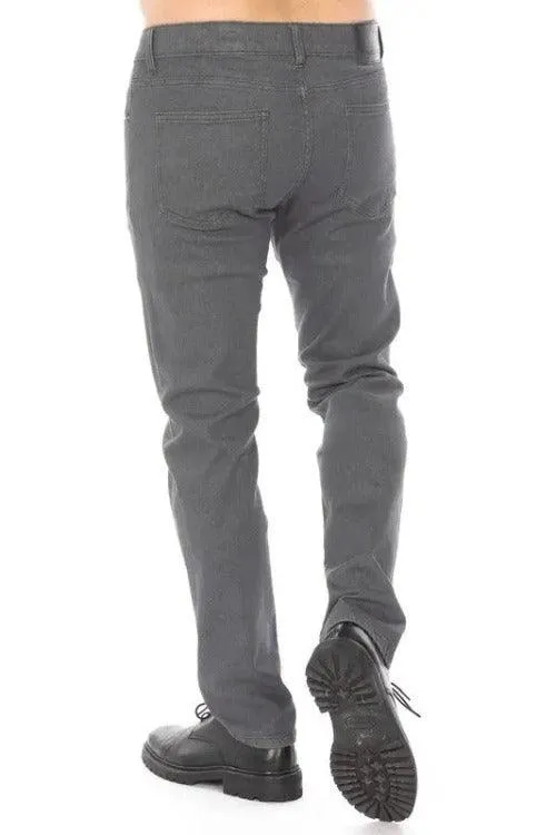 Men's Jeans Slim Fit Tapered Grey