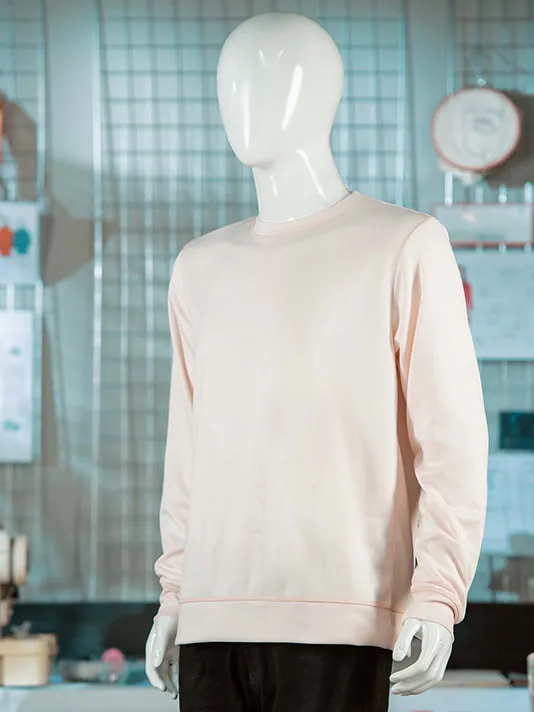 Pink Polyester Sweatshirt