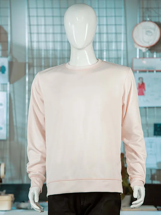 Pink Polyester Sweatshirt