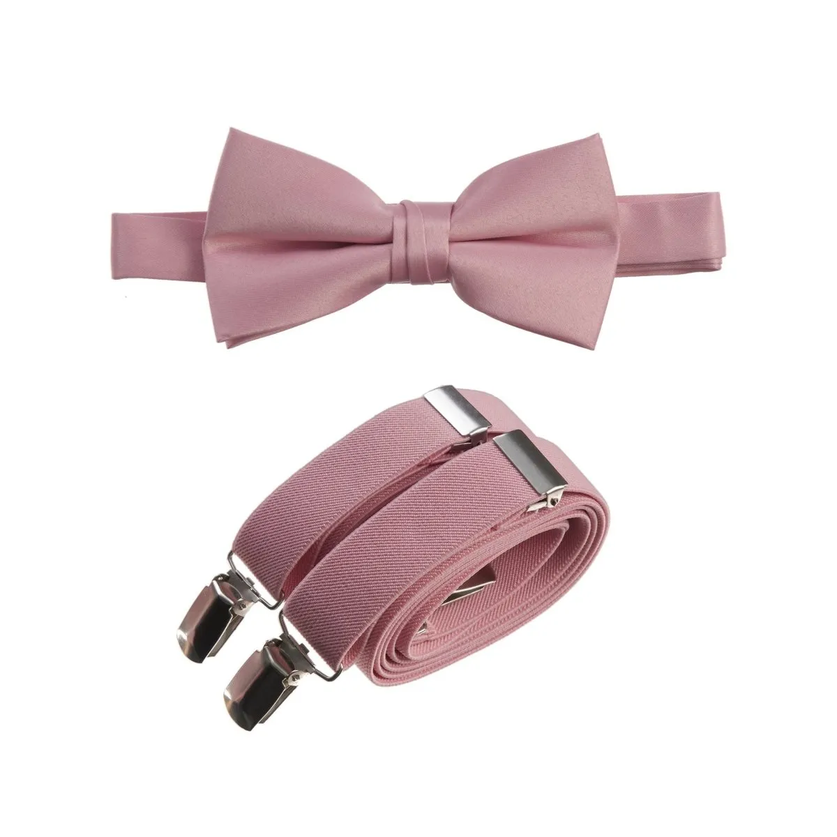 Pre-tied Bow Tie and Adjustable Stretch Suspender Sets