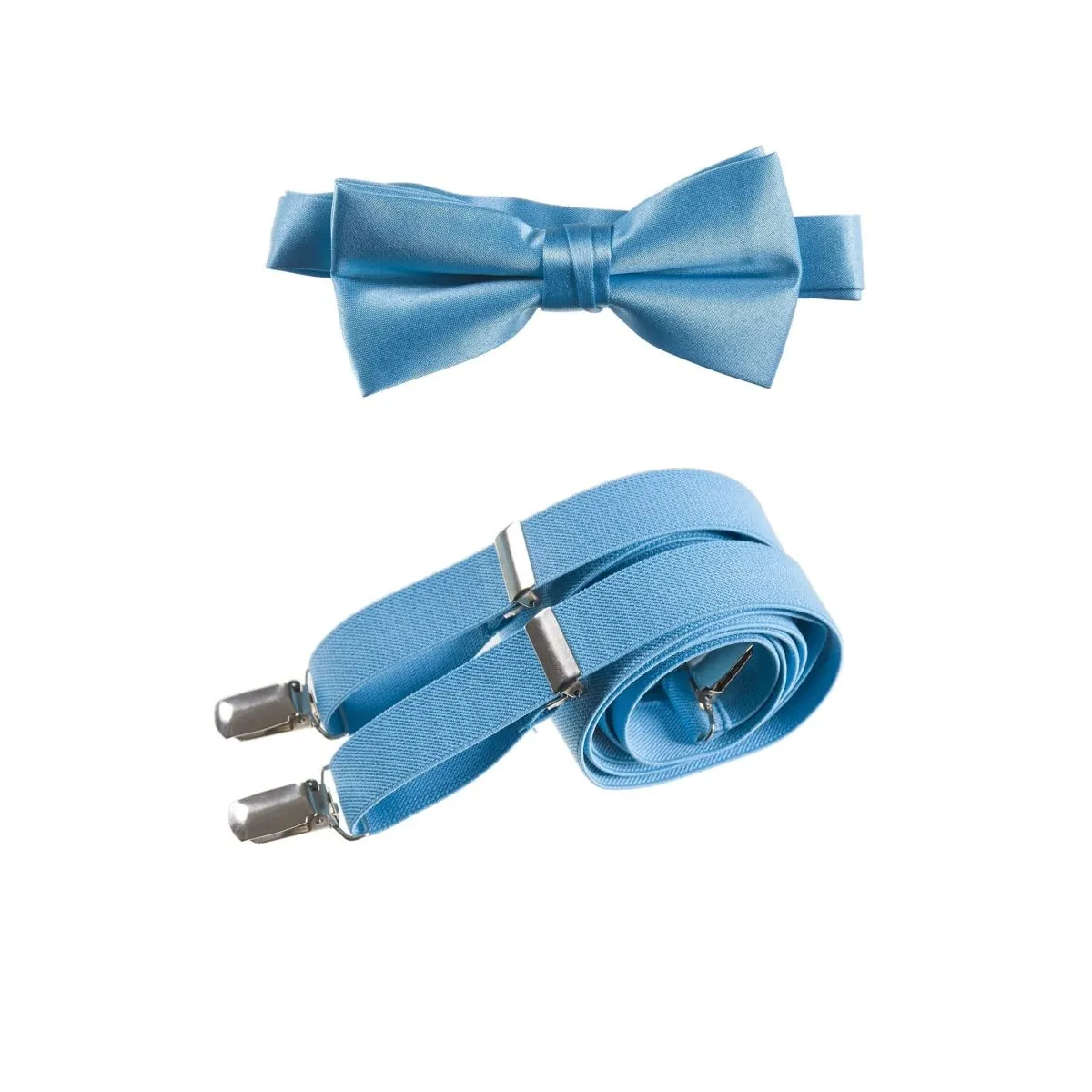 Pre-tied Bow Tie and Adjustable Stretch Suspender Sets