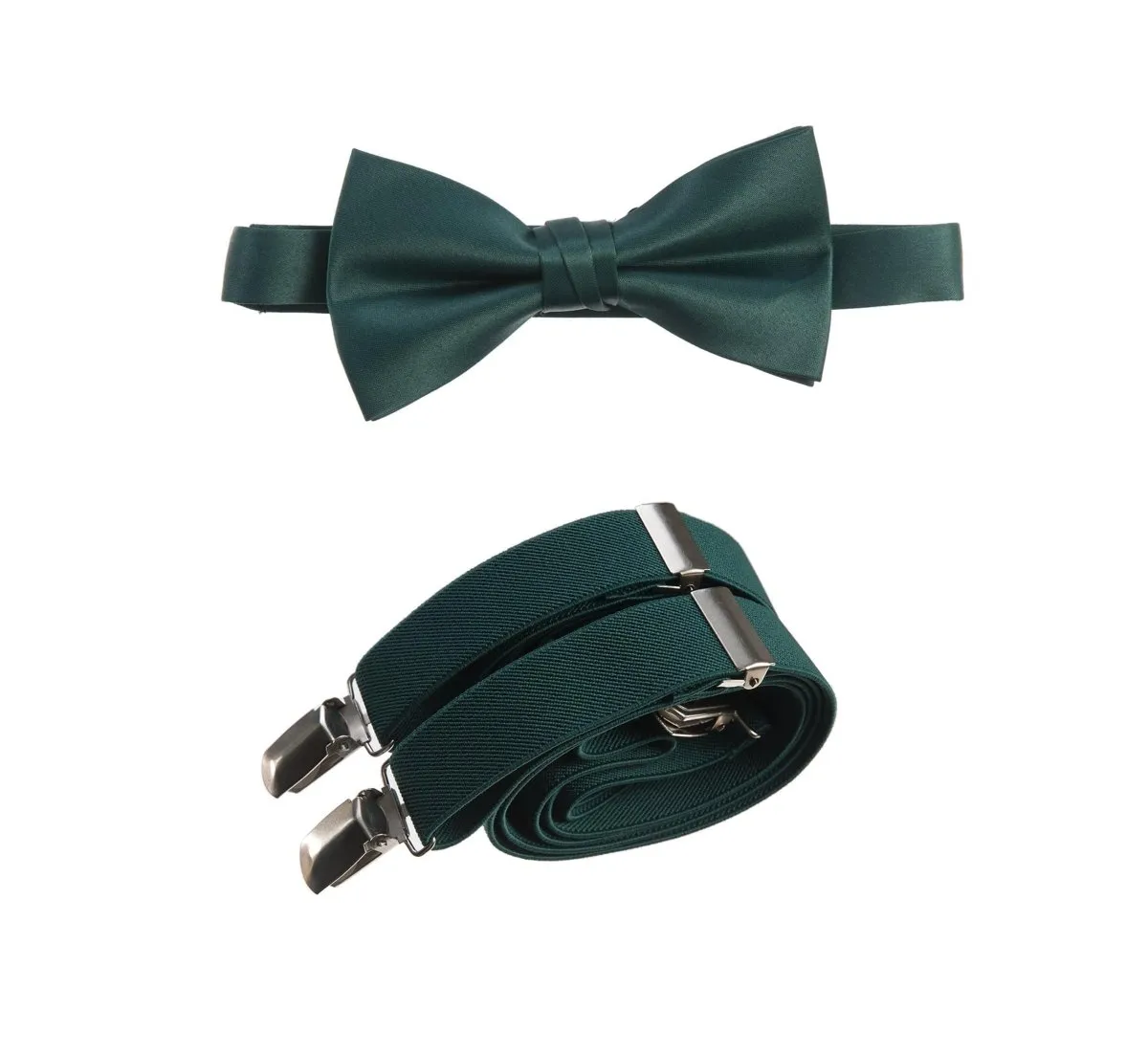 Pre-tied Bow Tie and Adjustable Stretch Suspender Sets