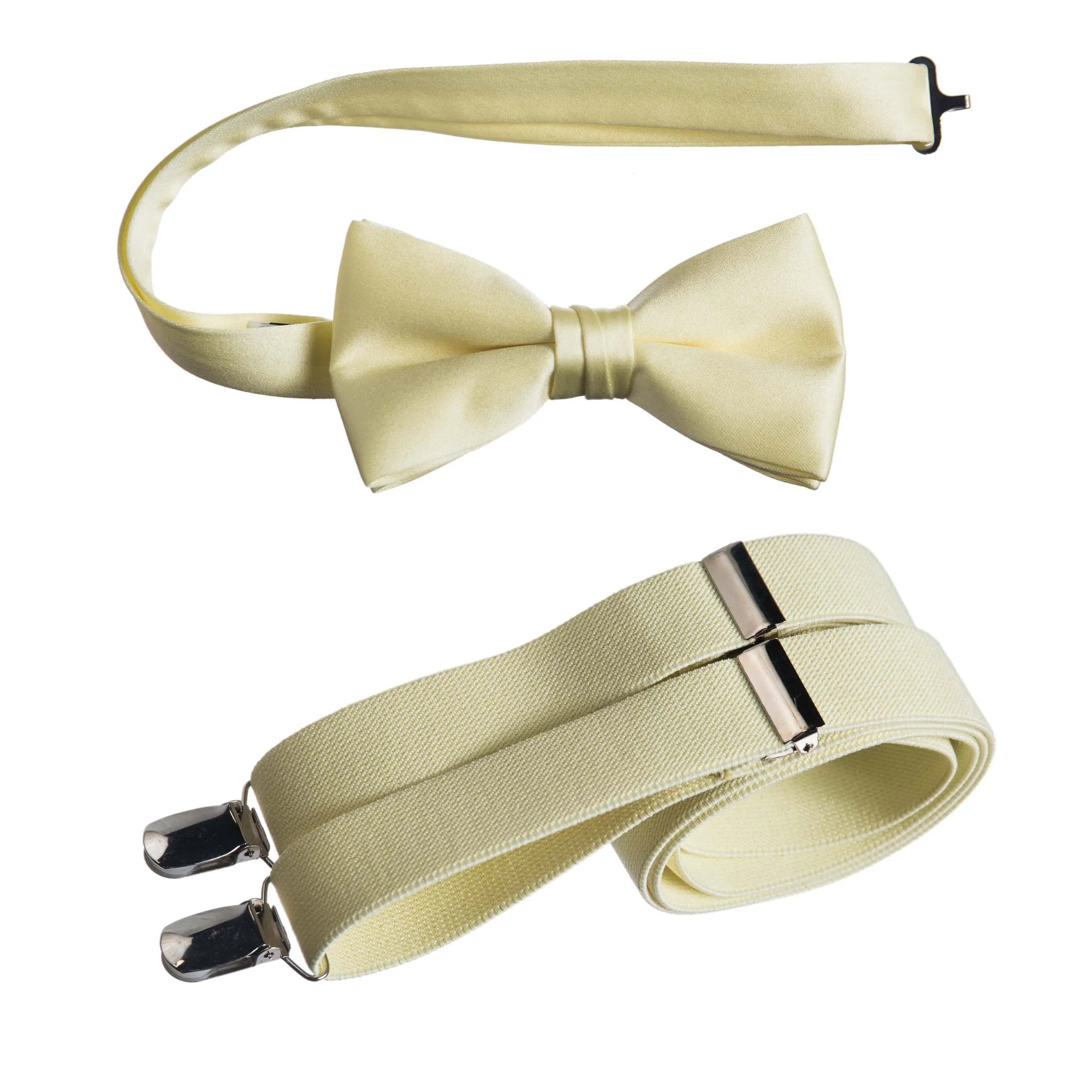 Pre-tied Bow Tie and Adjustable Stretch Suspender Sets