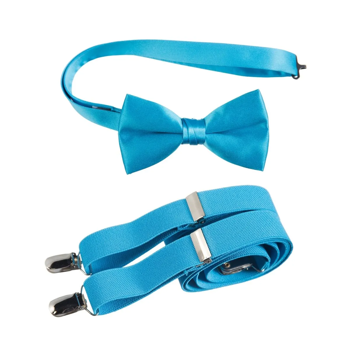 Pre-tied Bow Tie and Adjustable Stretch Suspender Sets