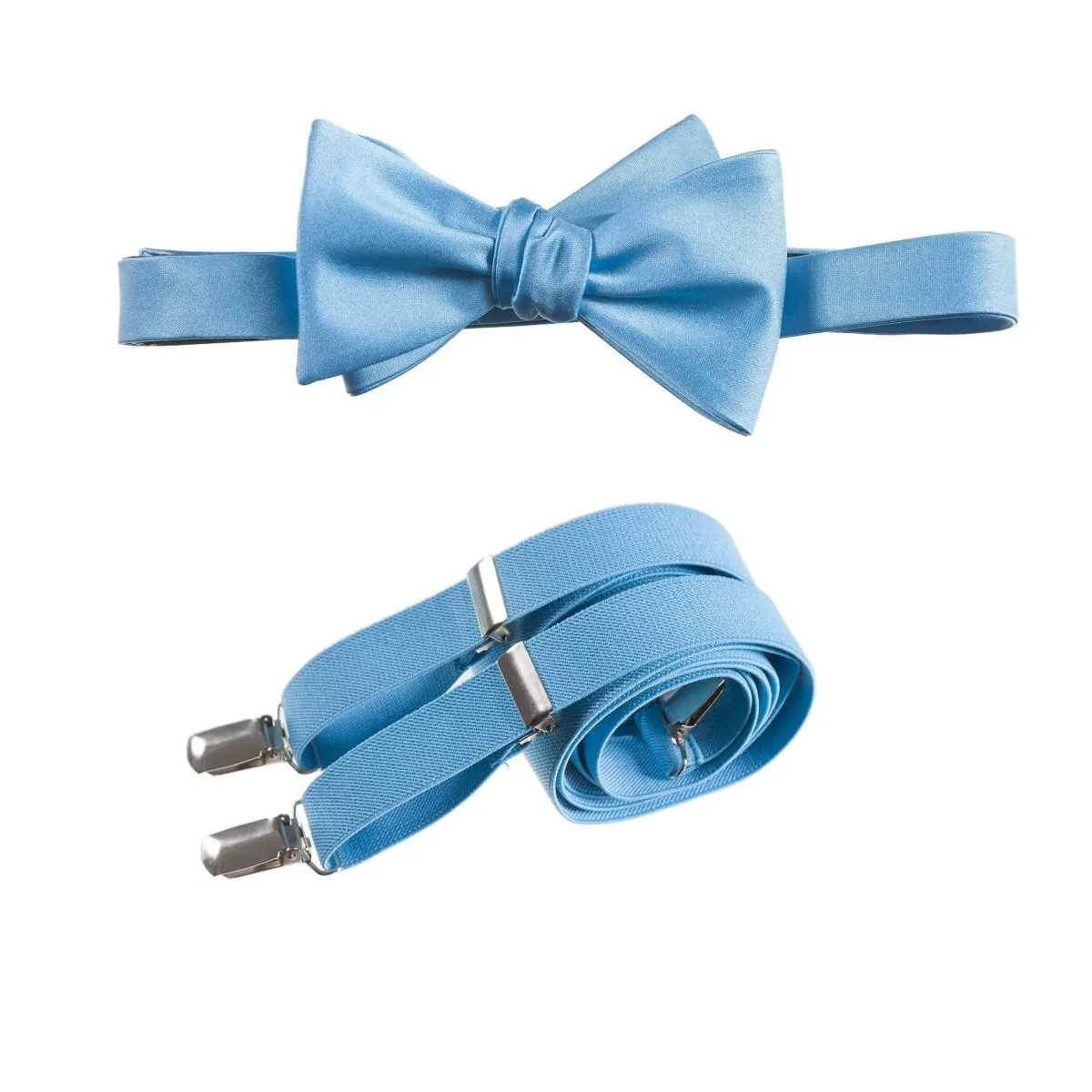 Self-Tie Bow Tie and Suspender Set for Adults