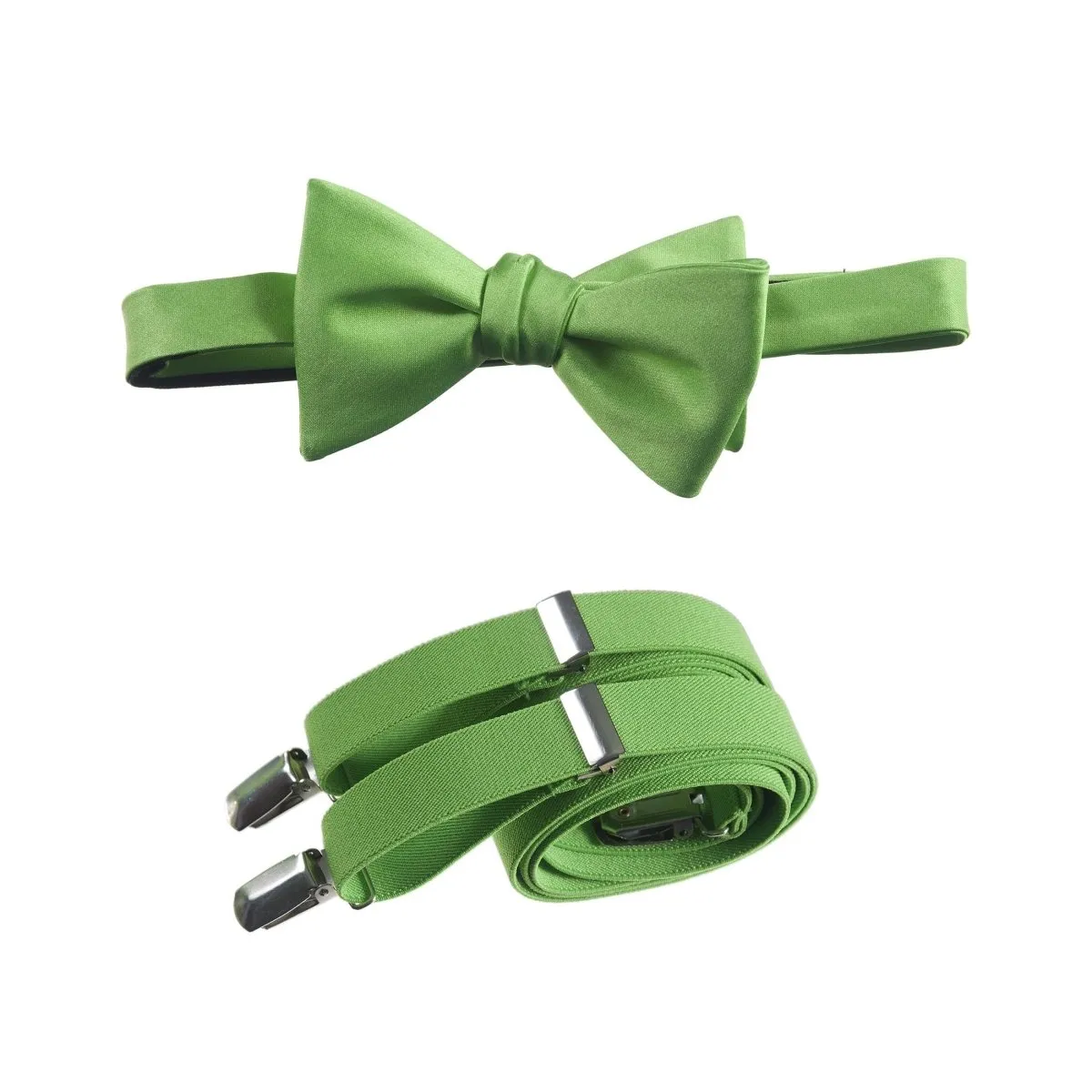 Self-Tie Bow Tie and Suspender Set for Adults