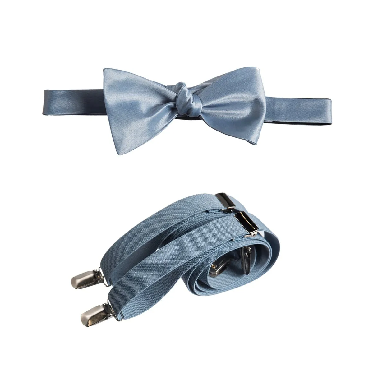 Self-Tie Bow Tie and Suspender Set for Adults