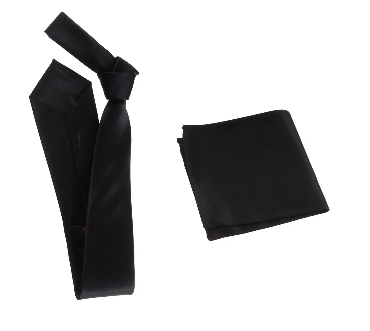 Self-Tie Windsor Necktie & Pocket Square Set | Over 30 Colors