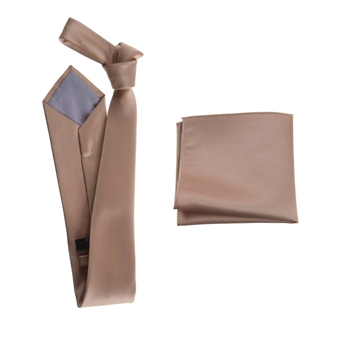 Self-Tie Windsor Necktie & Pocket Square Set | Over 30 Colors