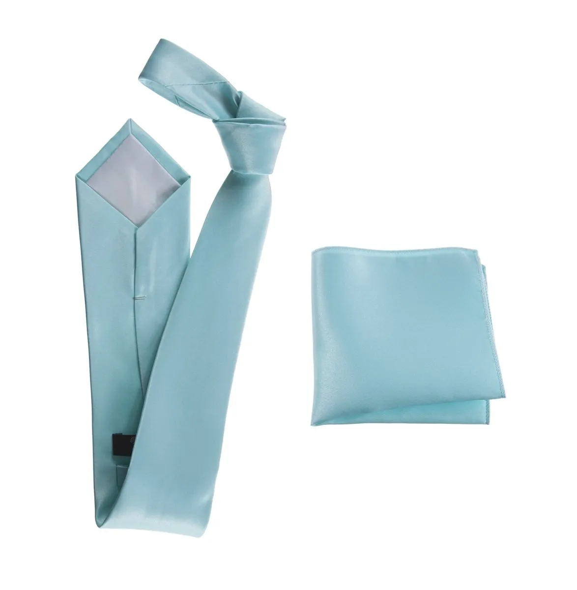 Self-Tie Windsor Necktie & Pocket Square Set | Over 30 Colors