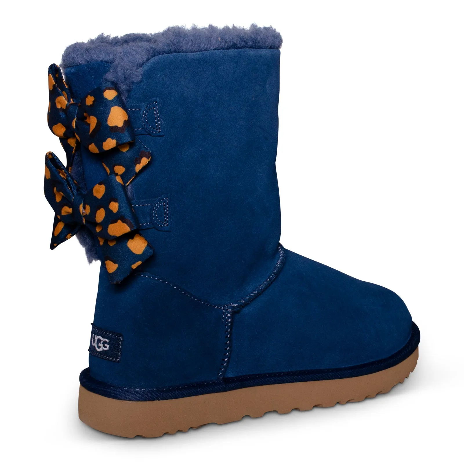 UGG Bailey Bow Retro Spots Ocean Boots - Women's