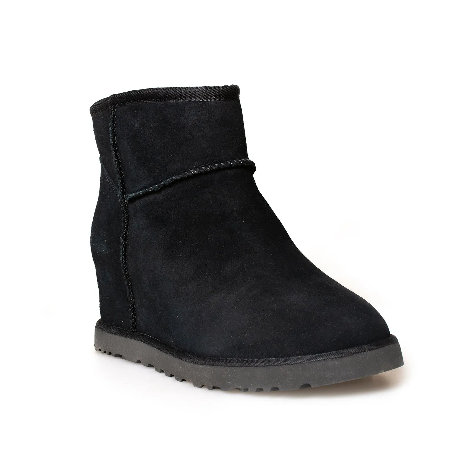 UGG Classic Femme Mini Black Boots - Women's