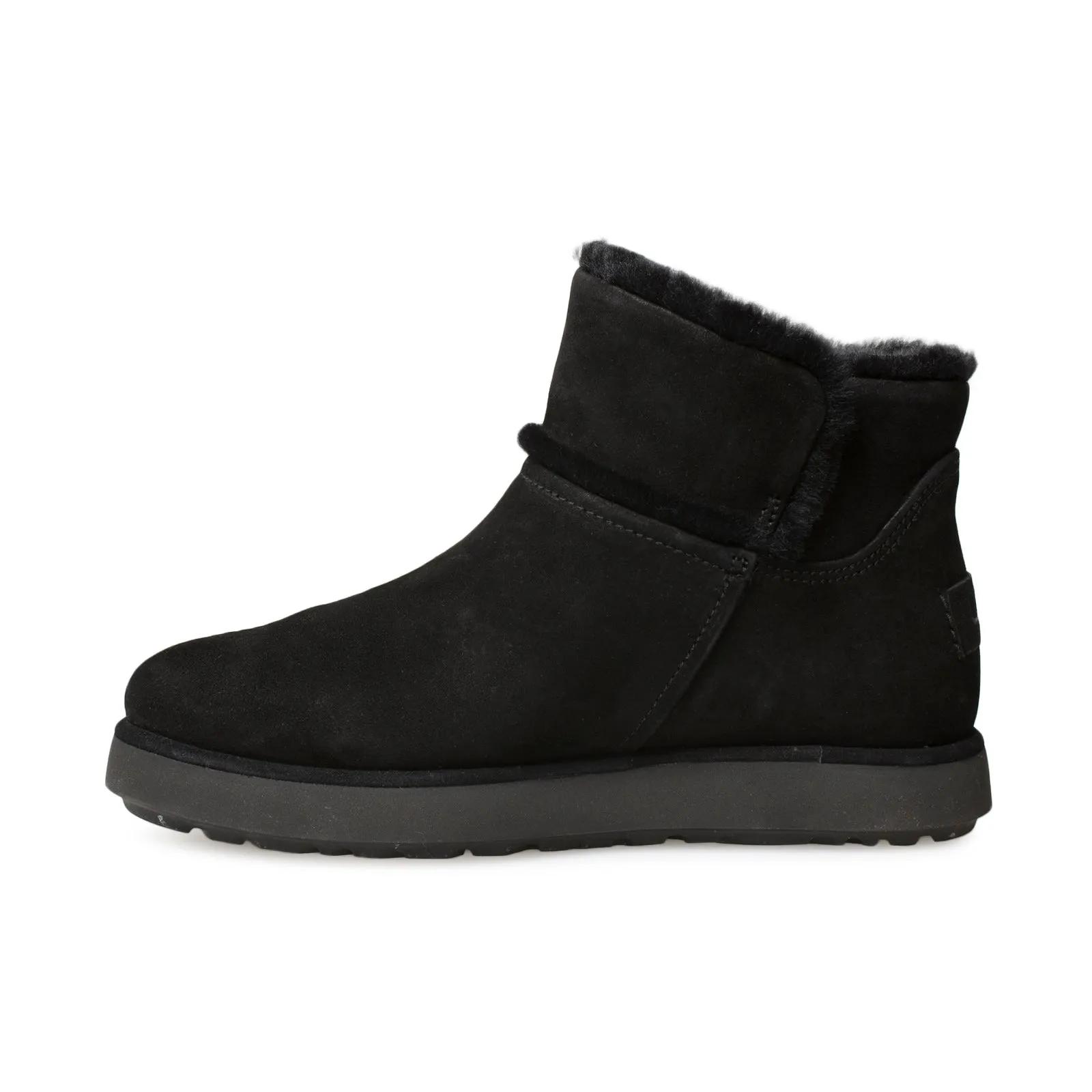 UGG Classic Mini Spill Seam BLVD Black Boots - Women's