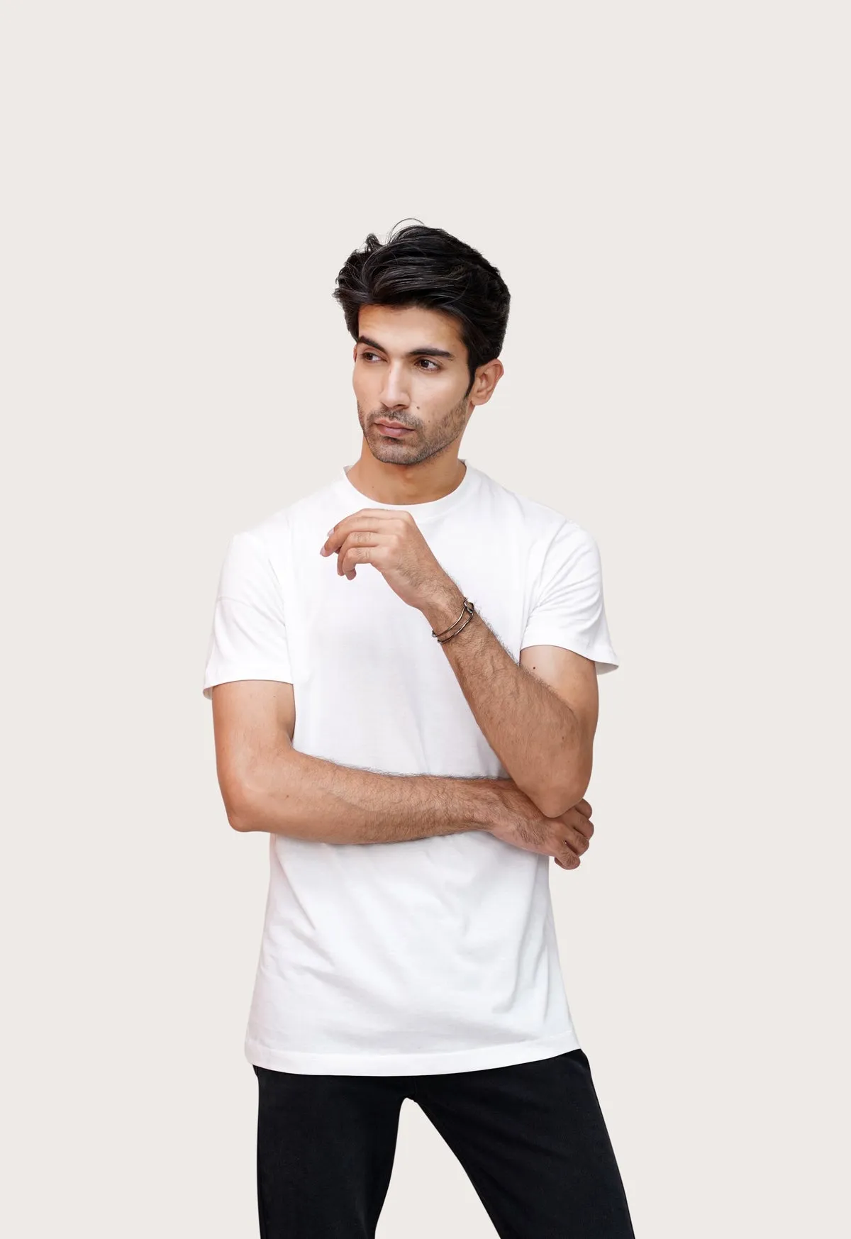 White Basic T-shirt