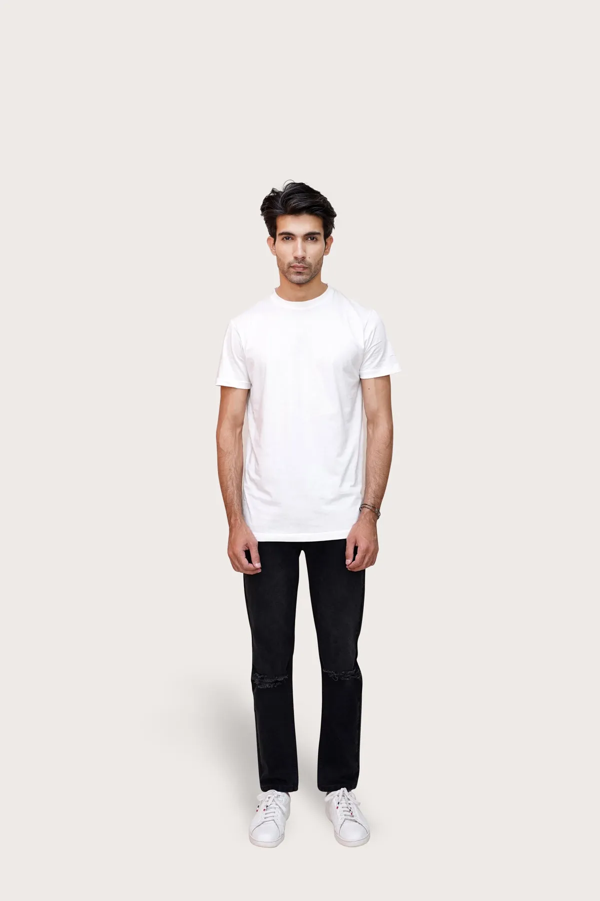 White Basic T-shirt